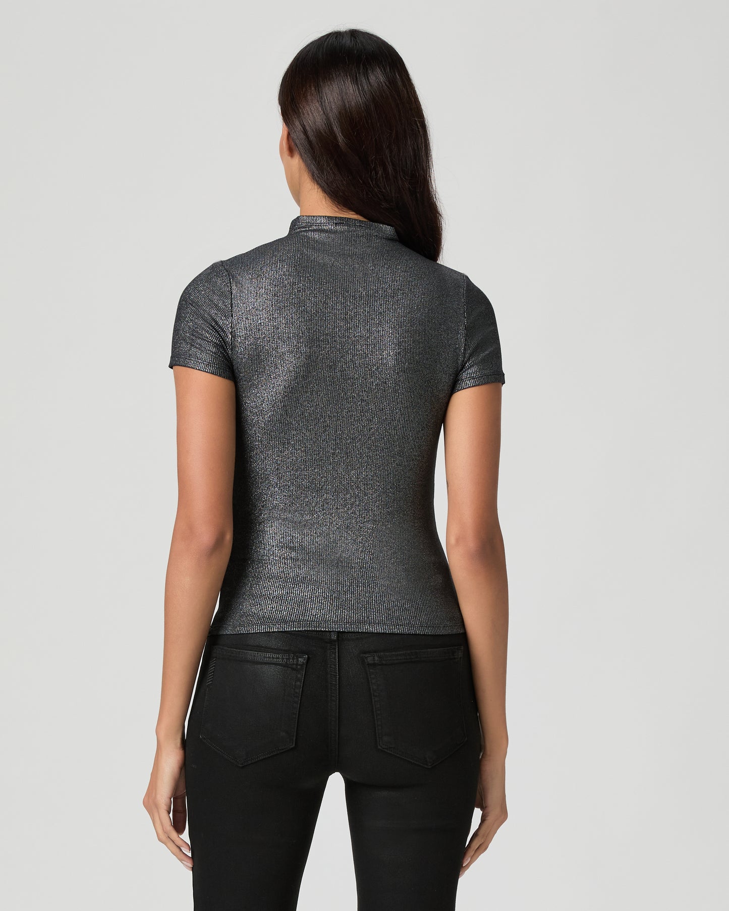 Blanche Top - Black Lurex XXS