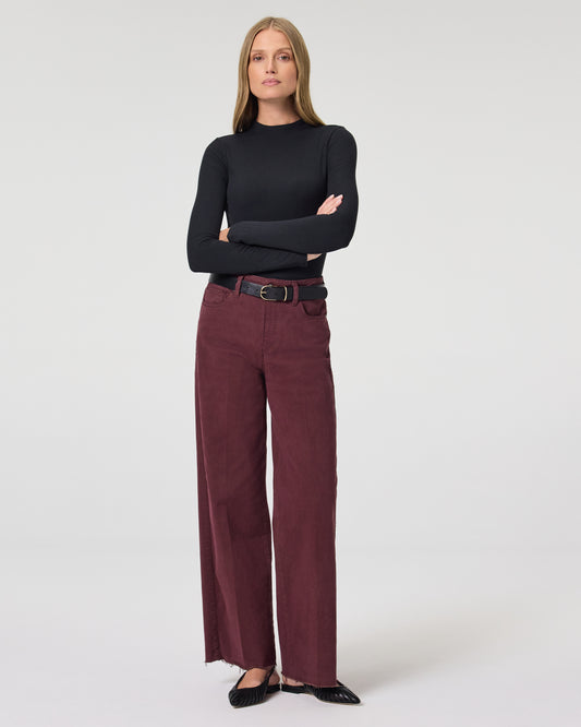 Anessa 31 Inch Wide Leg - Vintage Dark Oxblood 23