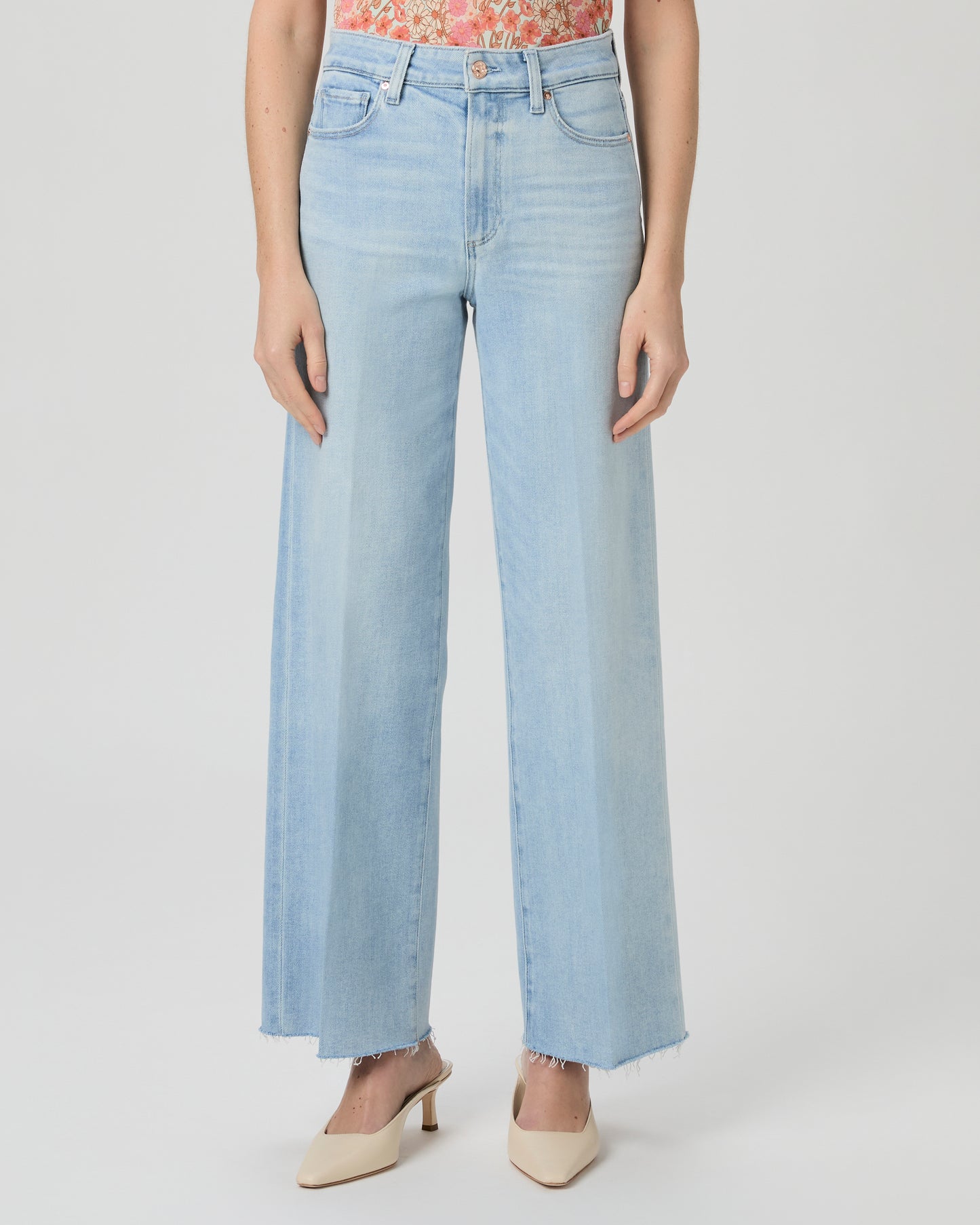 Anessa 31 Inch Wide Leg Jean - Suki Distressed 23