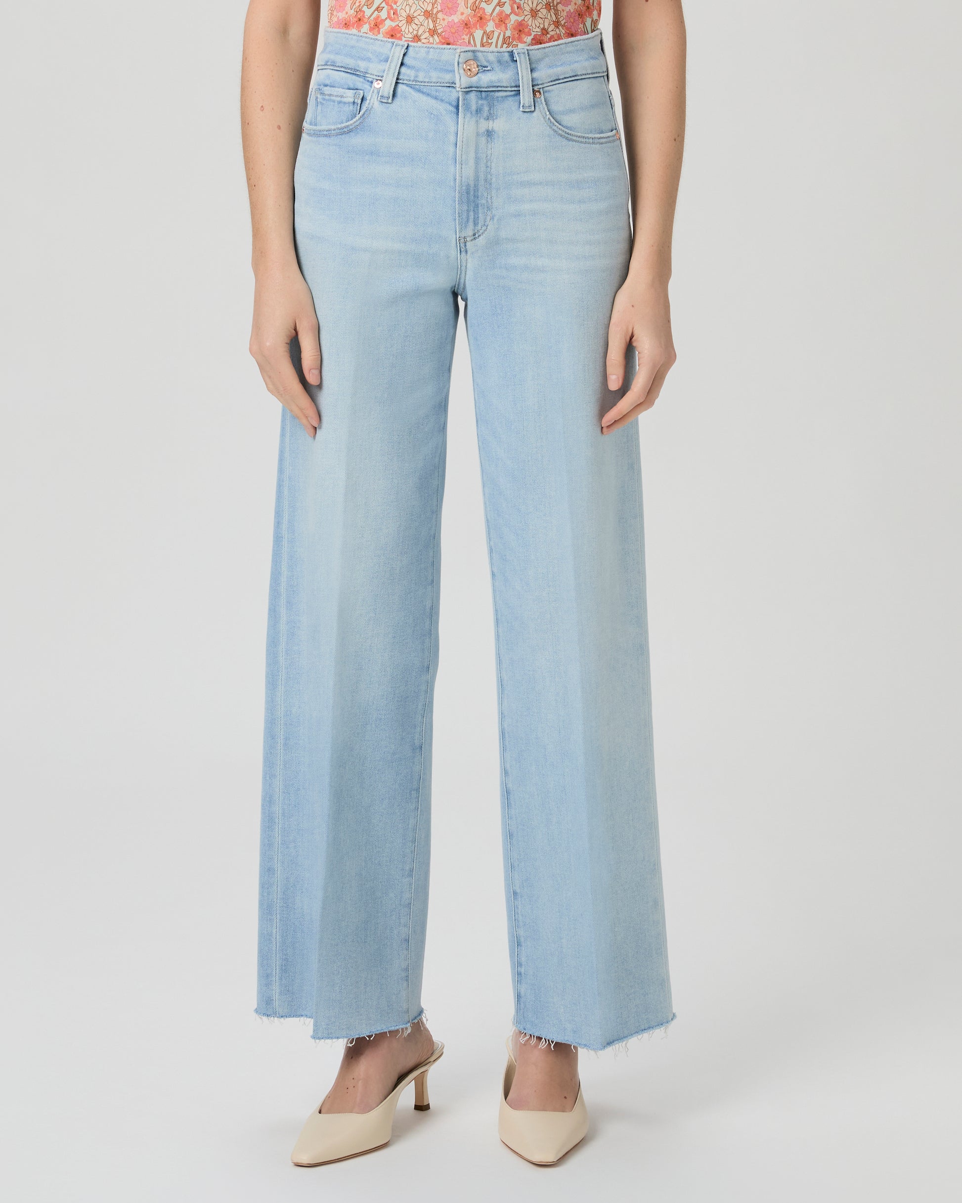 Anessa 31 Inch Wide Leg Jean - Suki Distressed 23