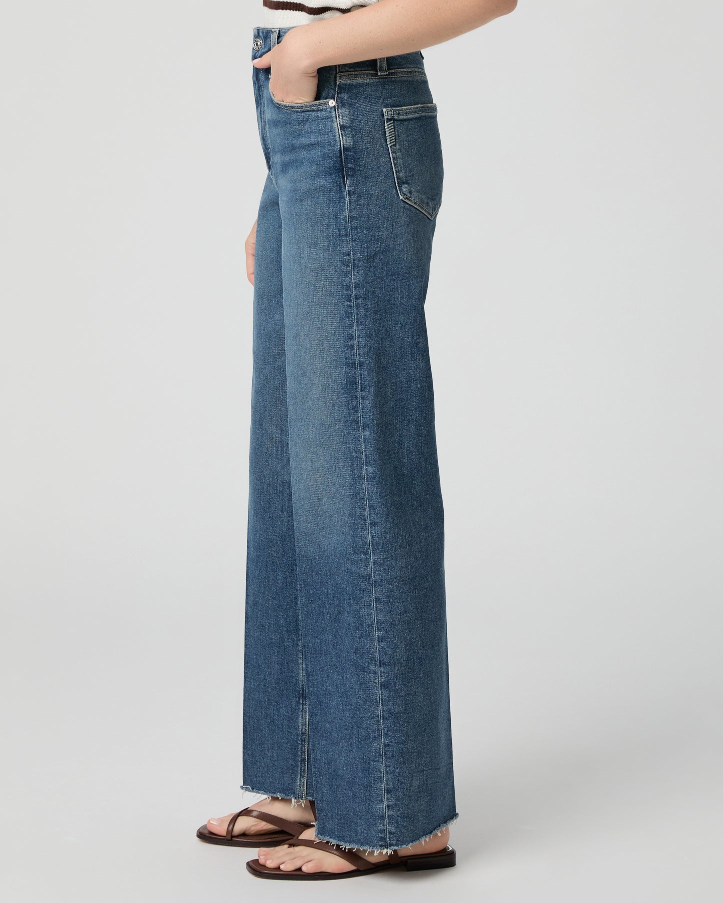 Anessa 31 Inch Wide Leg Jean - Woolf 23