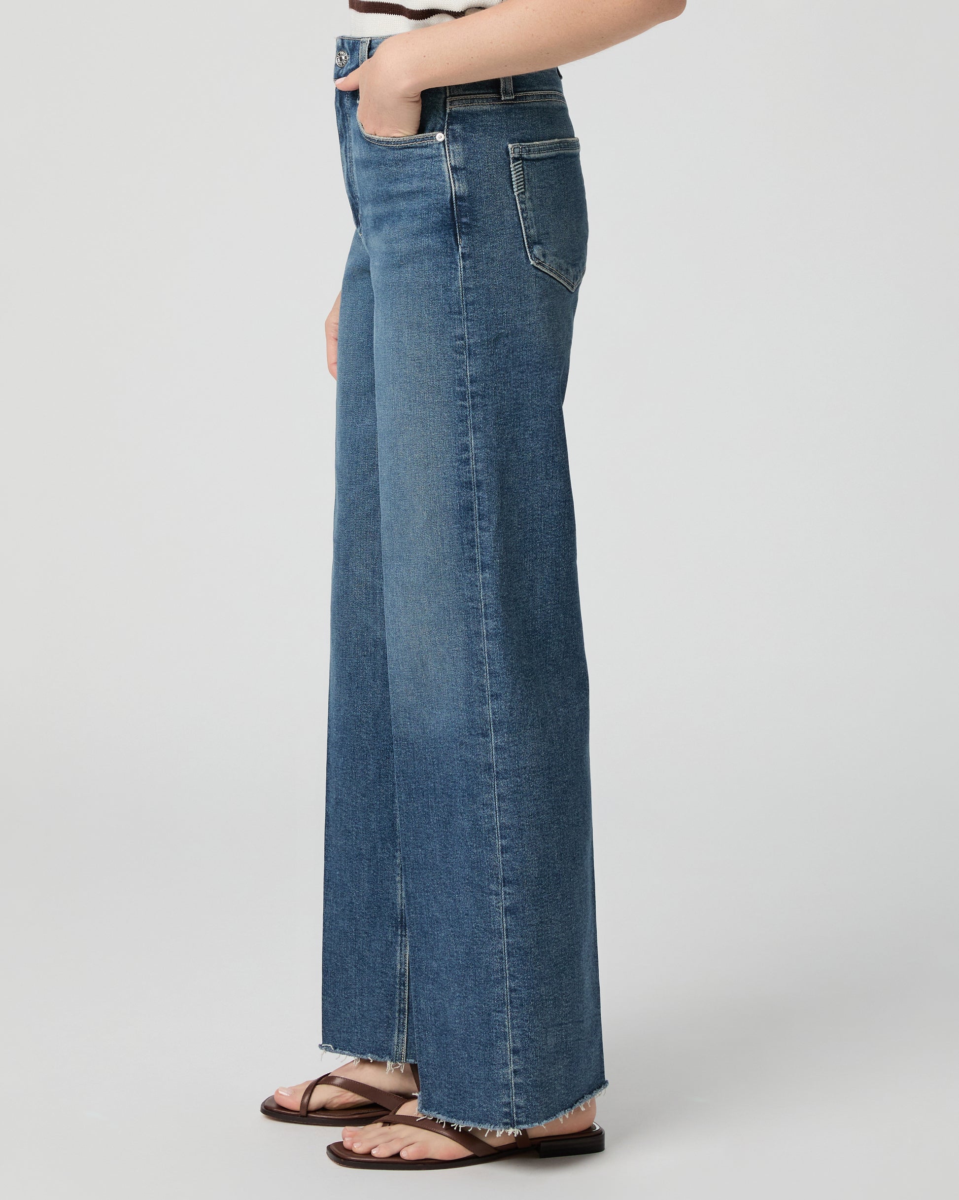 Anessa 31 Inch Wide Leg Jean - Woolf 23