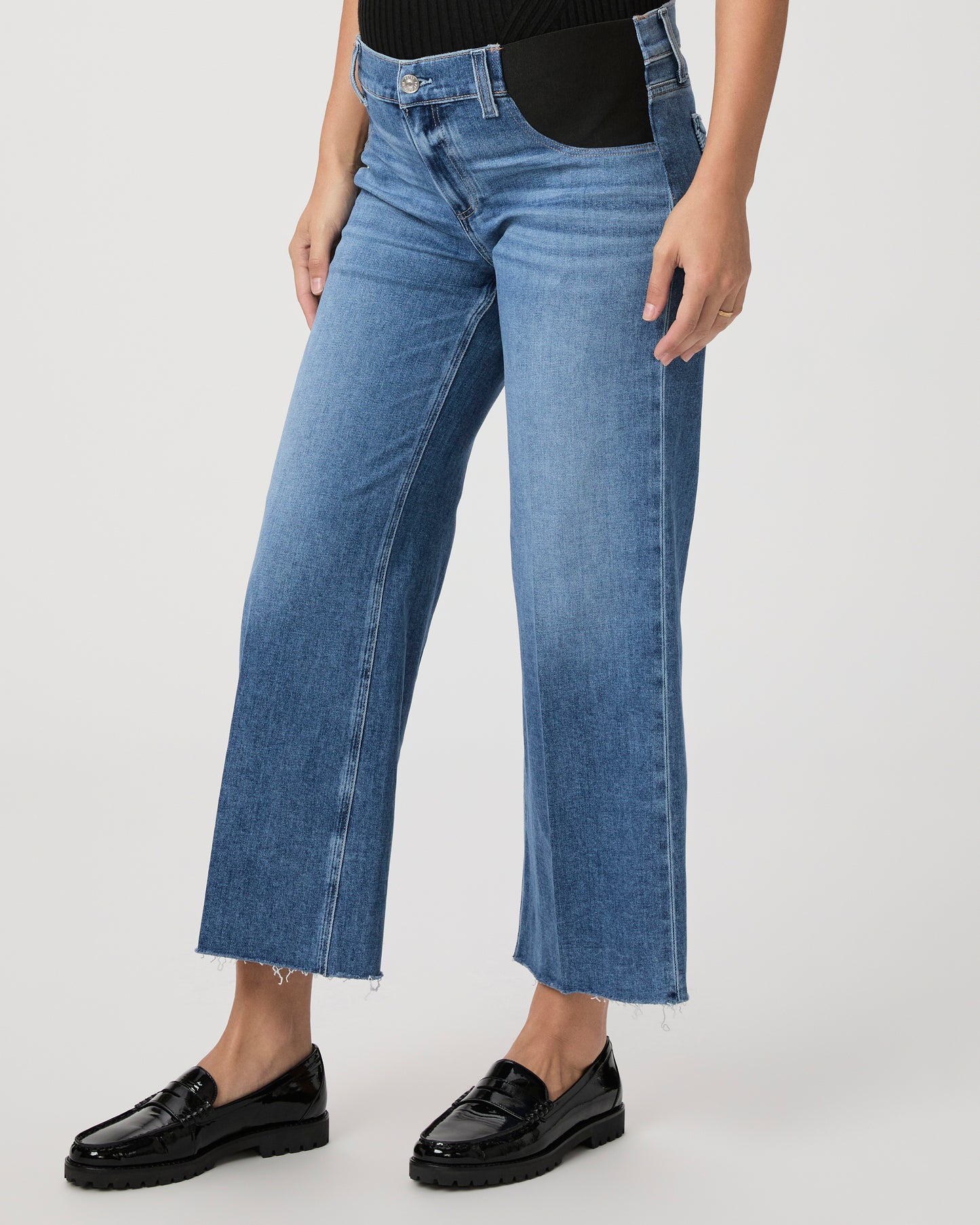 Anessa Maternity Wide Leg Jean - Rock Show Distressed 23