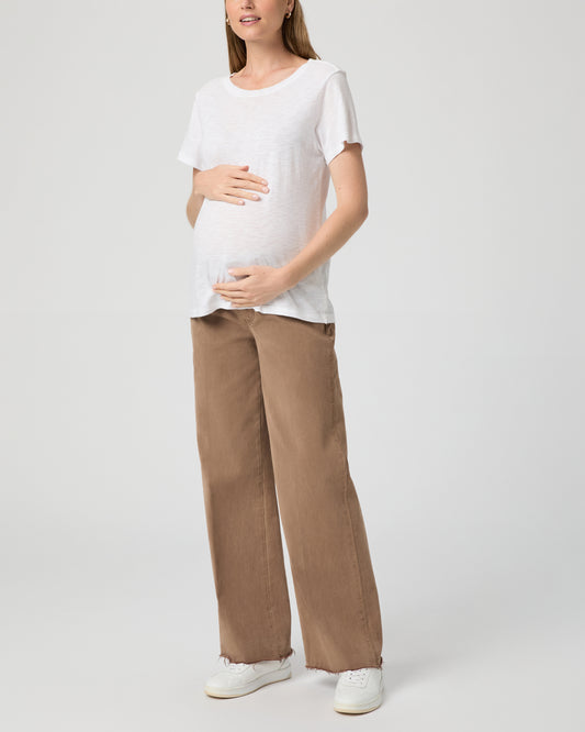 Anessa Maternity 31 Inch Wide Leg Jean - Vintage Canewood 23