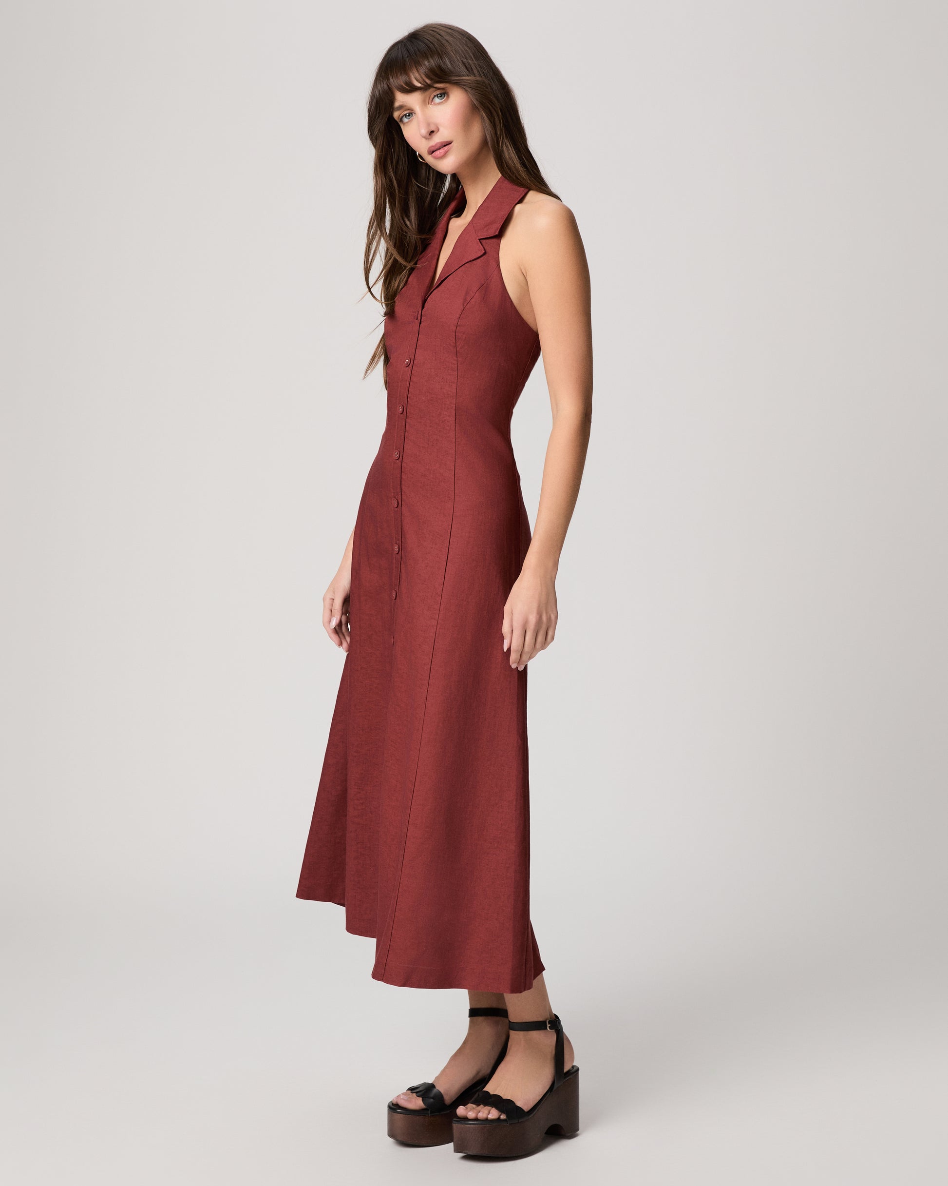 Adria Dress - Burnt Sienna 00