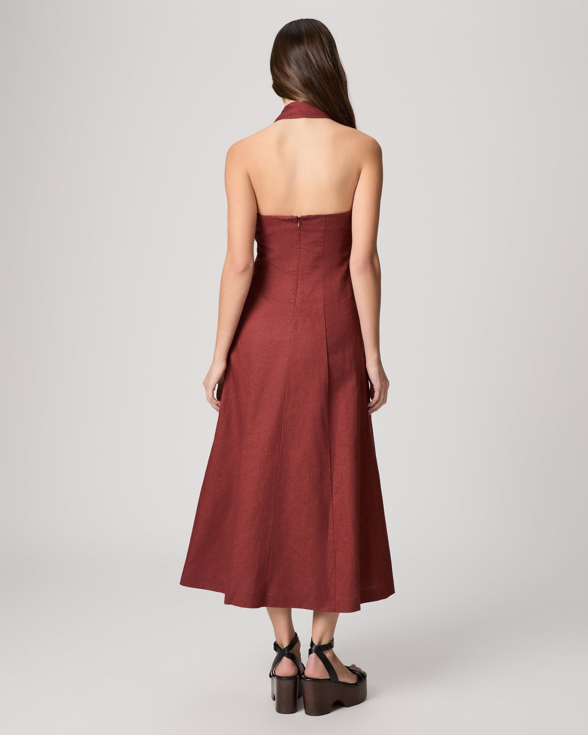 Adria Dress - Burnt Sienna 00