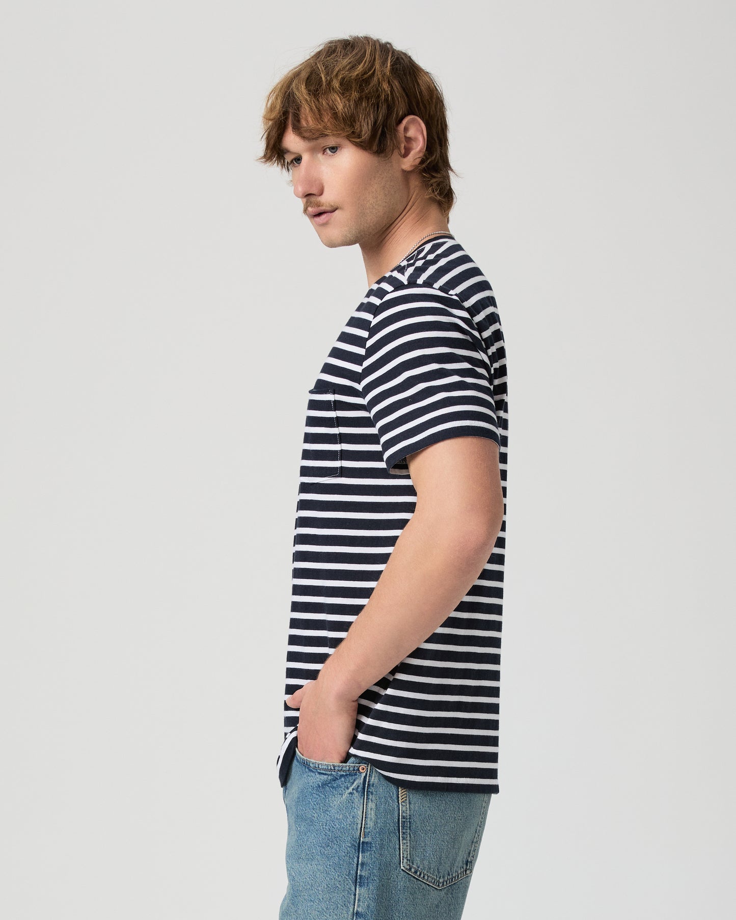 Ramirez Tee - Vintage Mariner Stripe XS