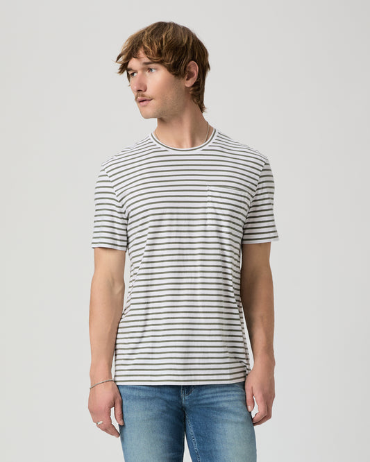Ramirez Tee - Bonsai Stripe XS