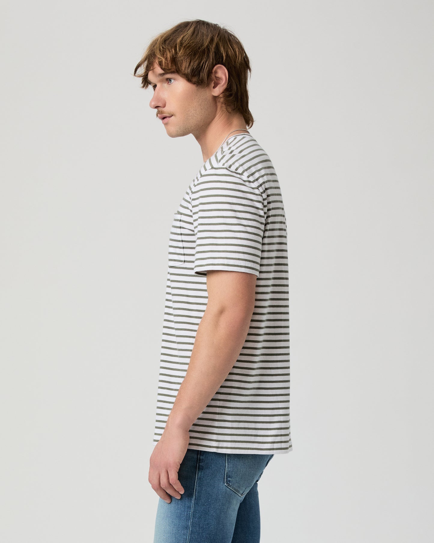 Ramirez Tee - Bonsai Stripe XS