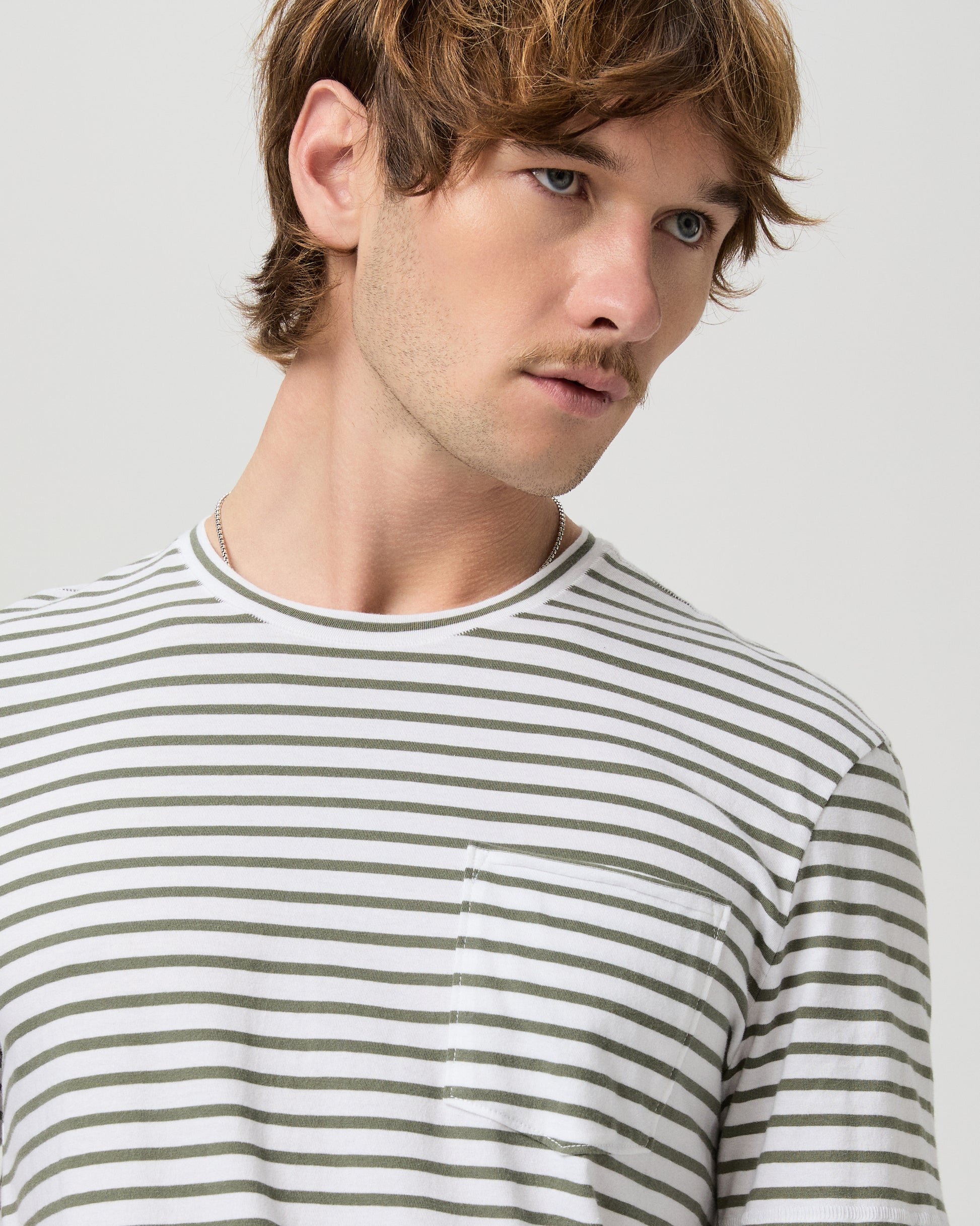 Ramirez Tee - Bonsai Stripe XS