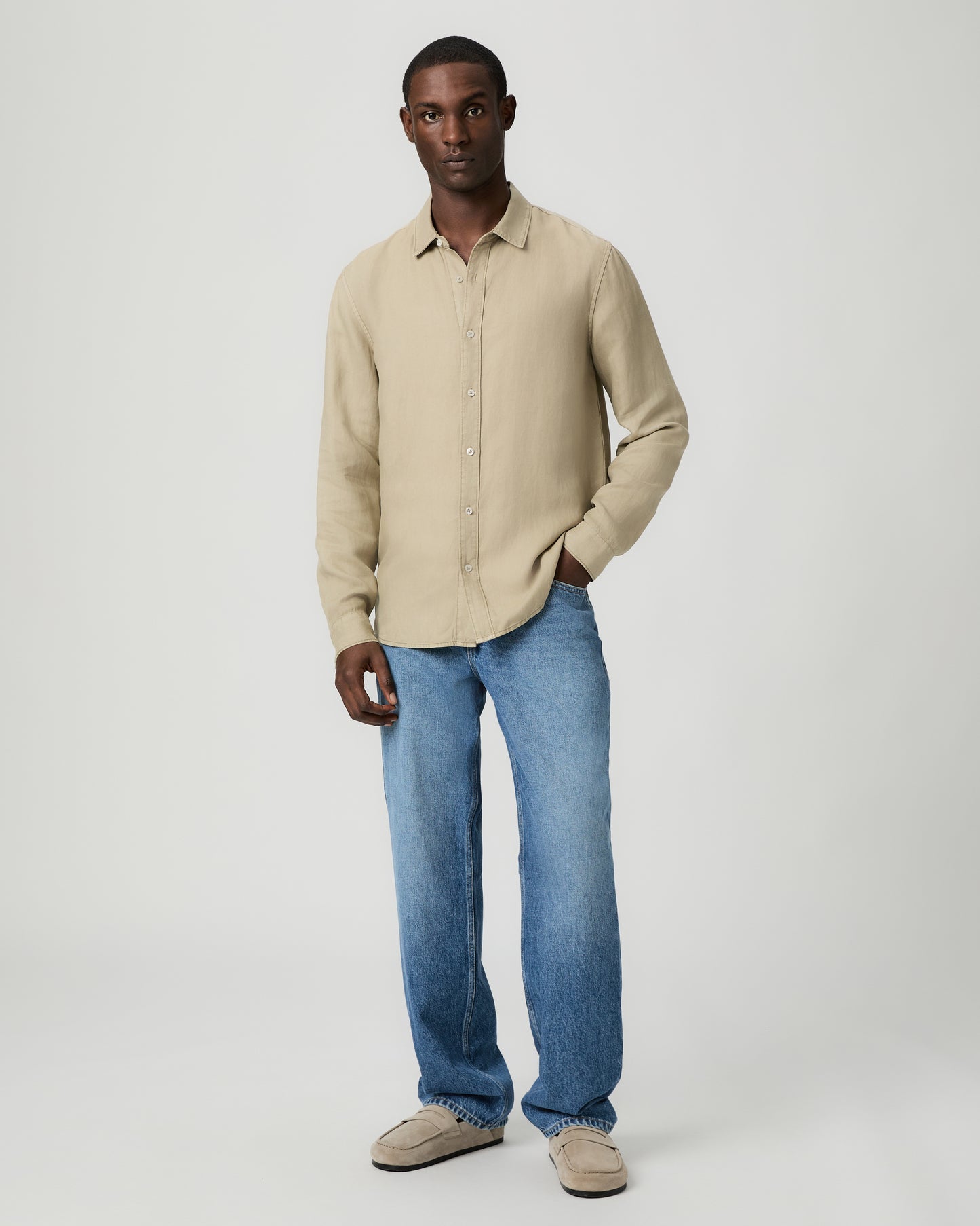 Peters Shirt - Vintage Cocoa Dust S