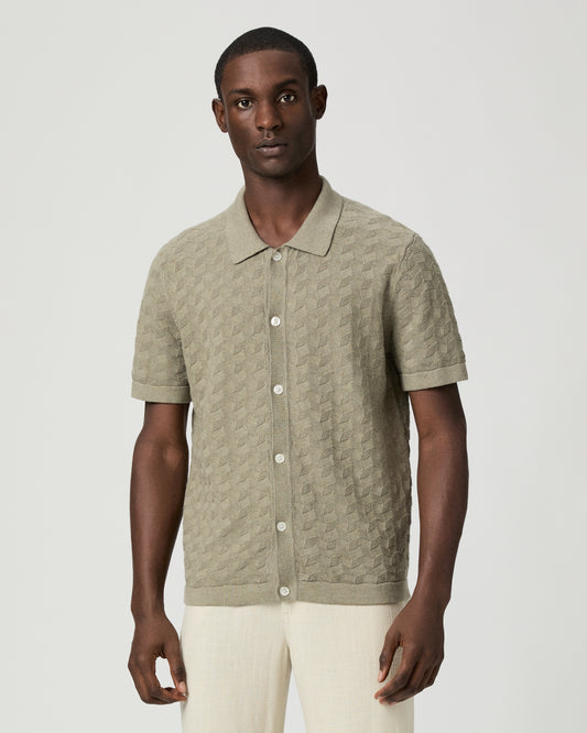 Mendez Sweater Shirt - Dried Lemongrass S