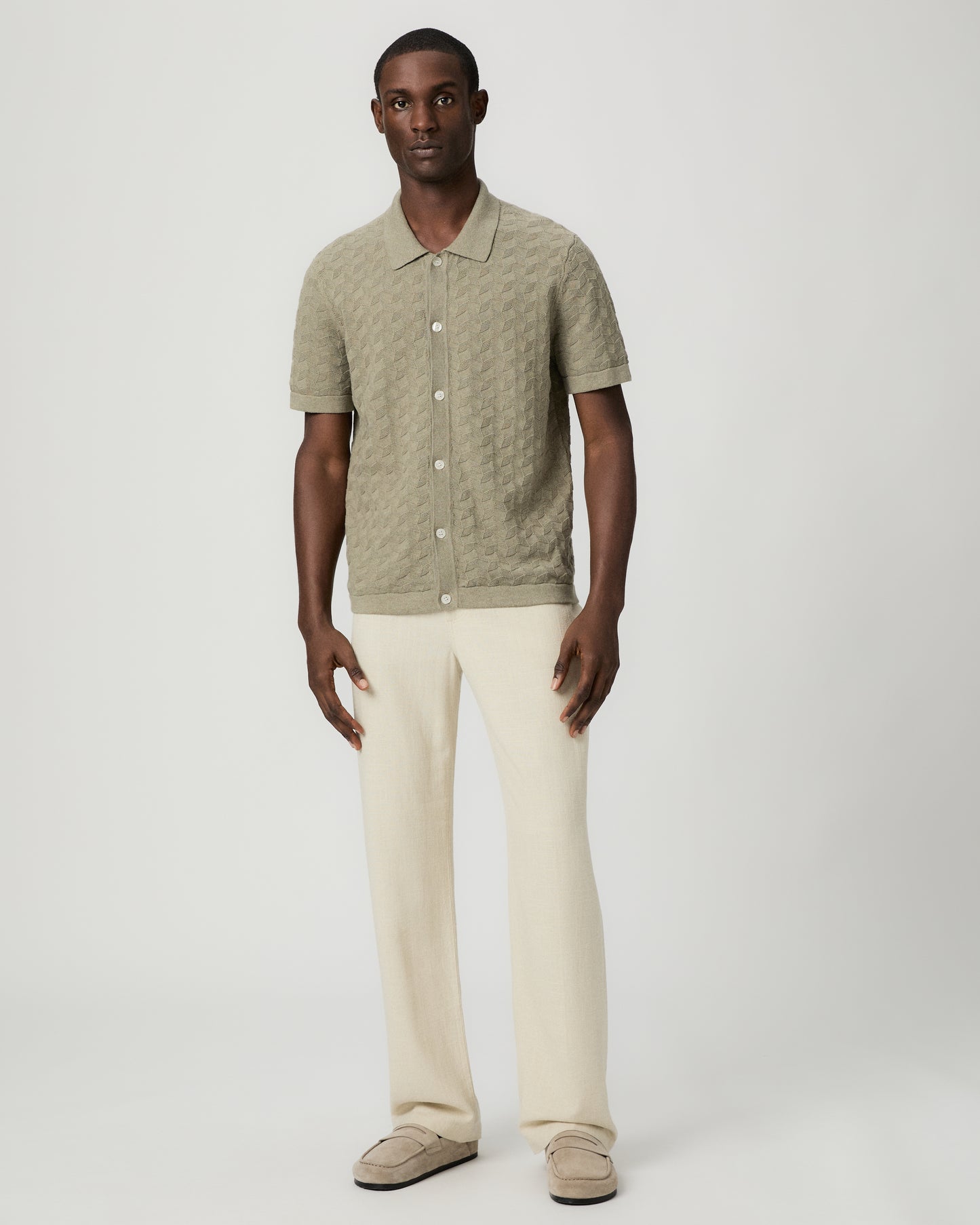 Mendez Sweater Shirt - Dried Lemongrass S