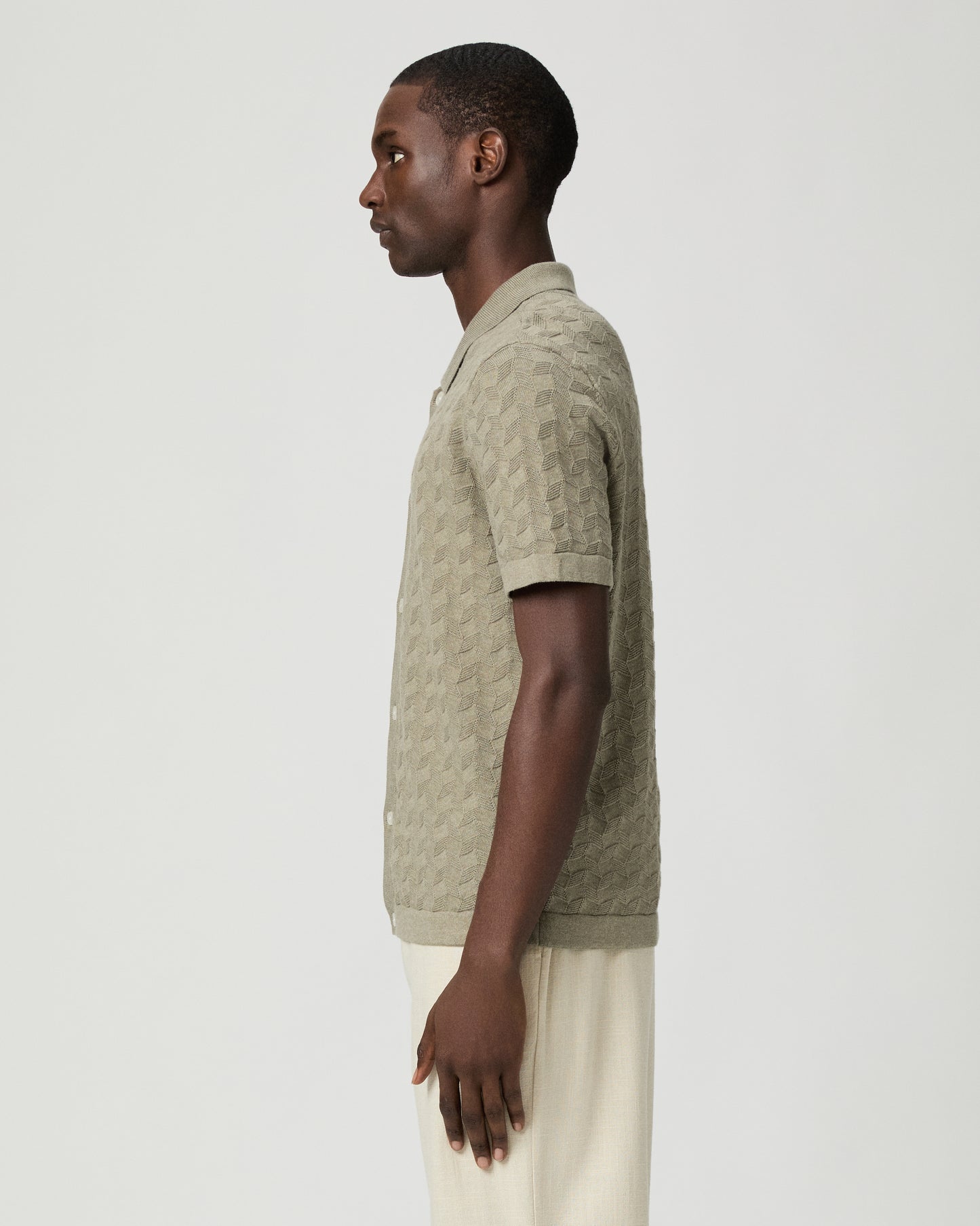 Mendez Sweater Shirt - Dried Lemongrass S