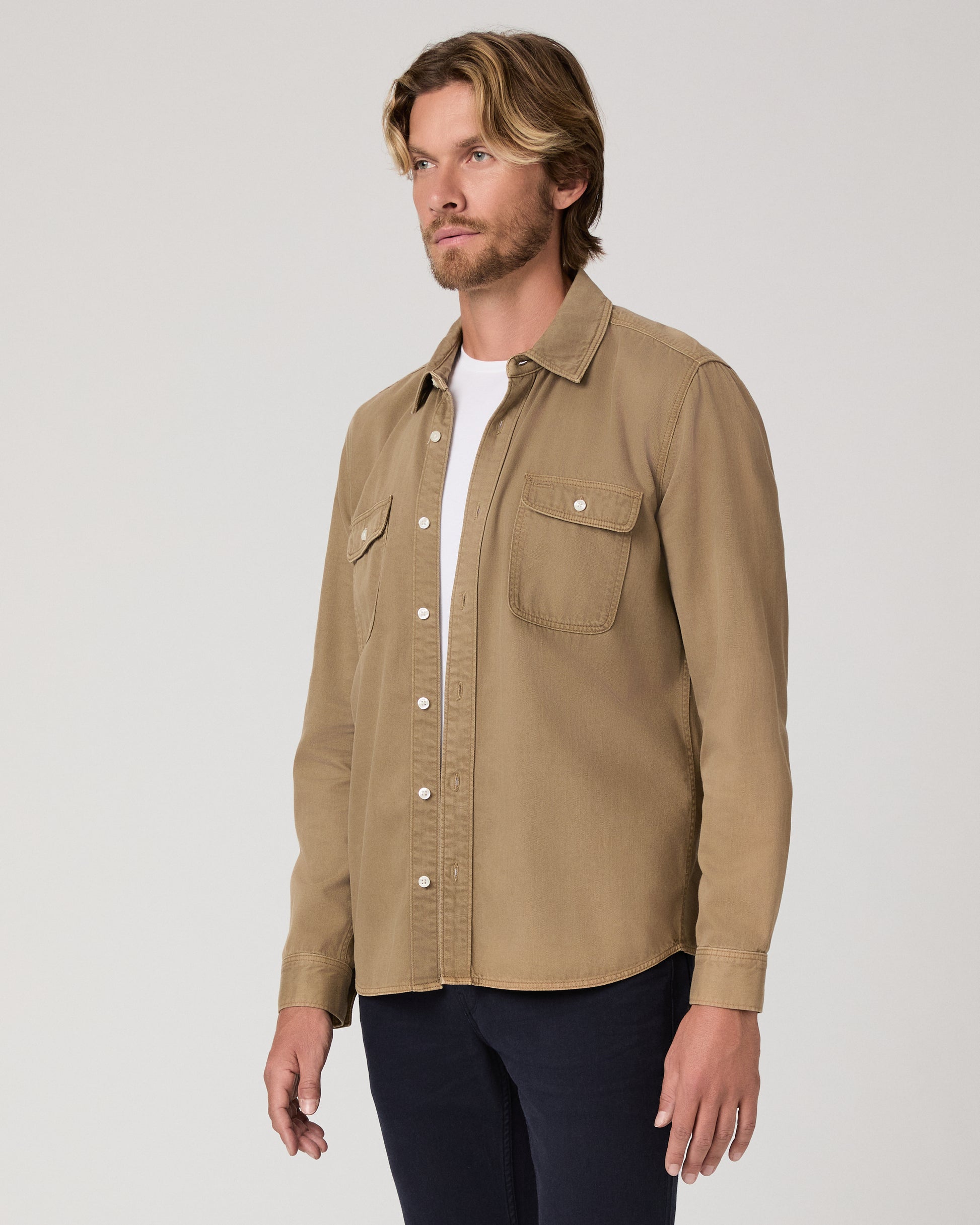 Martin Shirt - Vintage Almondine S