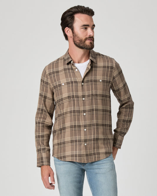 Everett Shirt - Smoked Oak Plaid S
