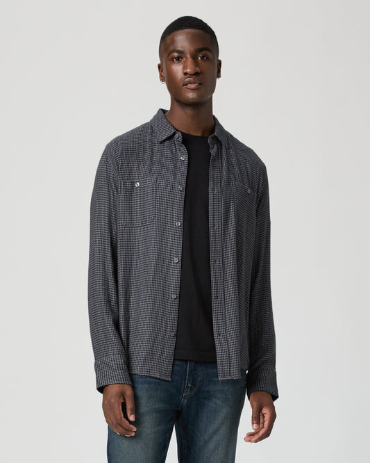 Everett Shirt - Dark Navy / Blue Ash S