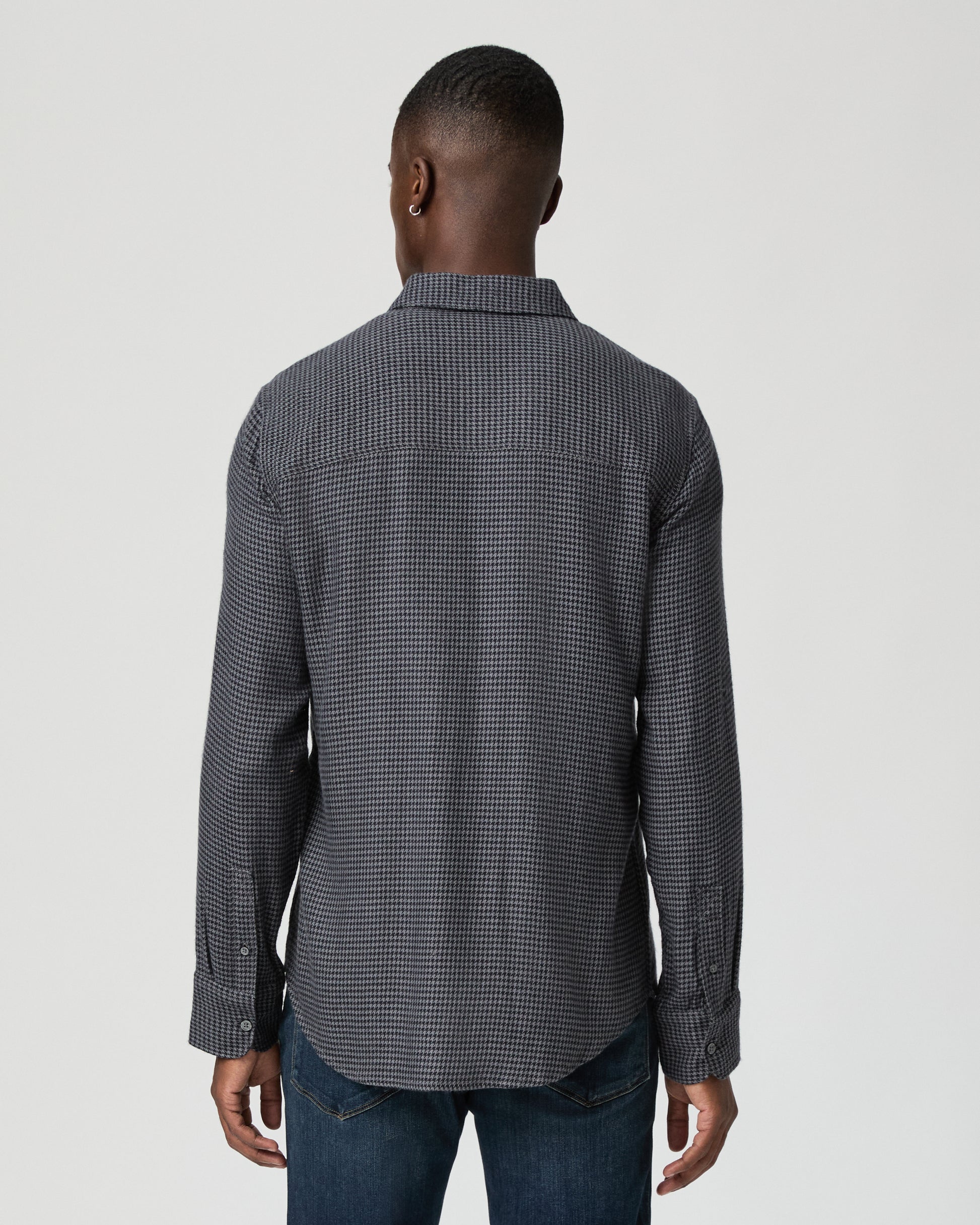 Everett Shirt - Dark Navy / Blue Ash S