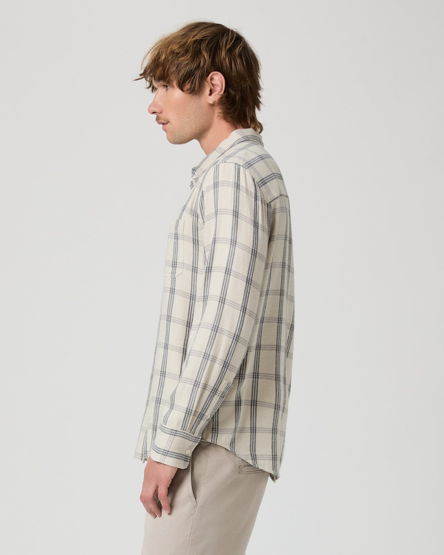 Everett Shirt - Blue Stucco S