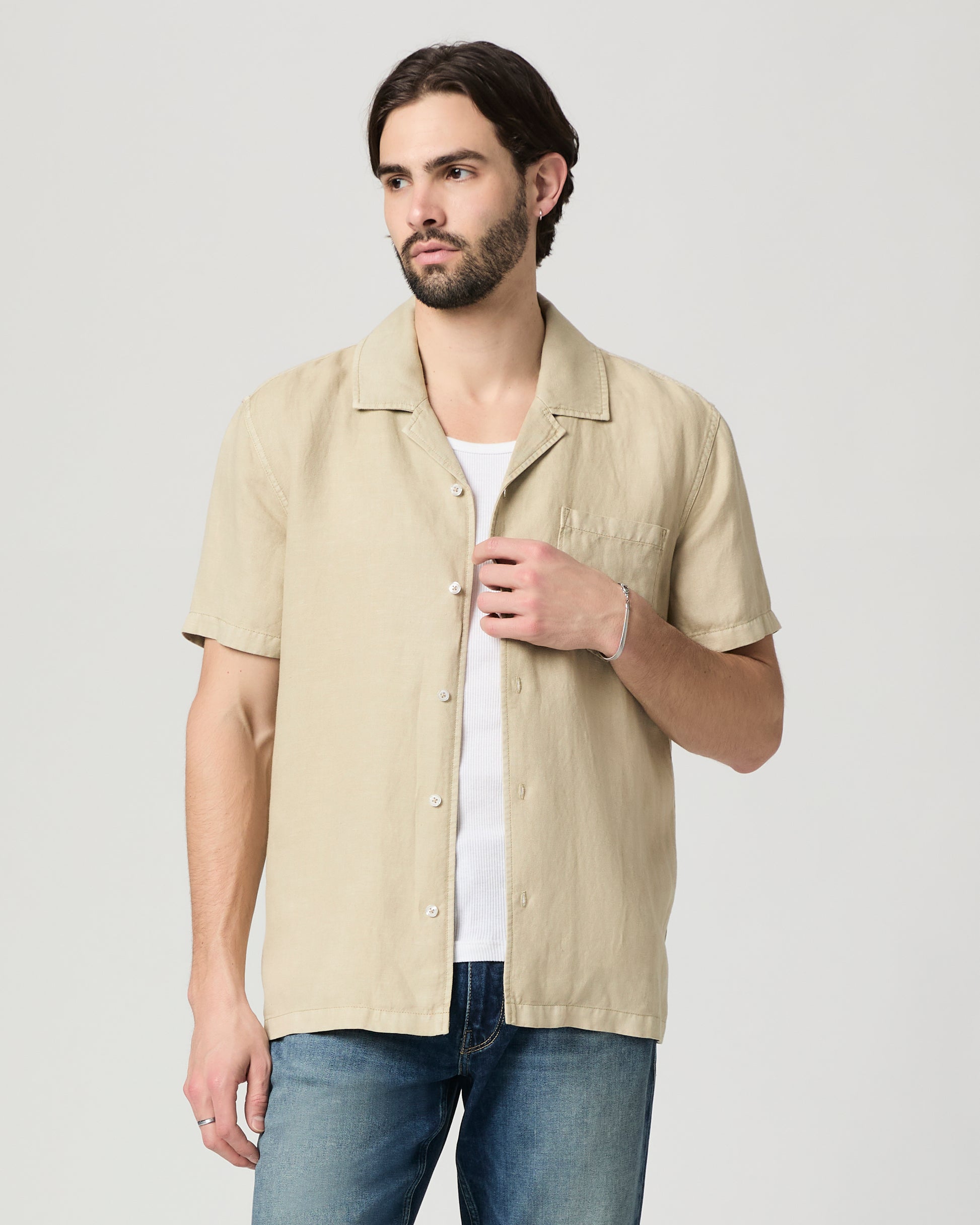 Albro Shirt - Vintage Cool Eucalyptus S