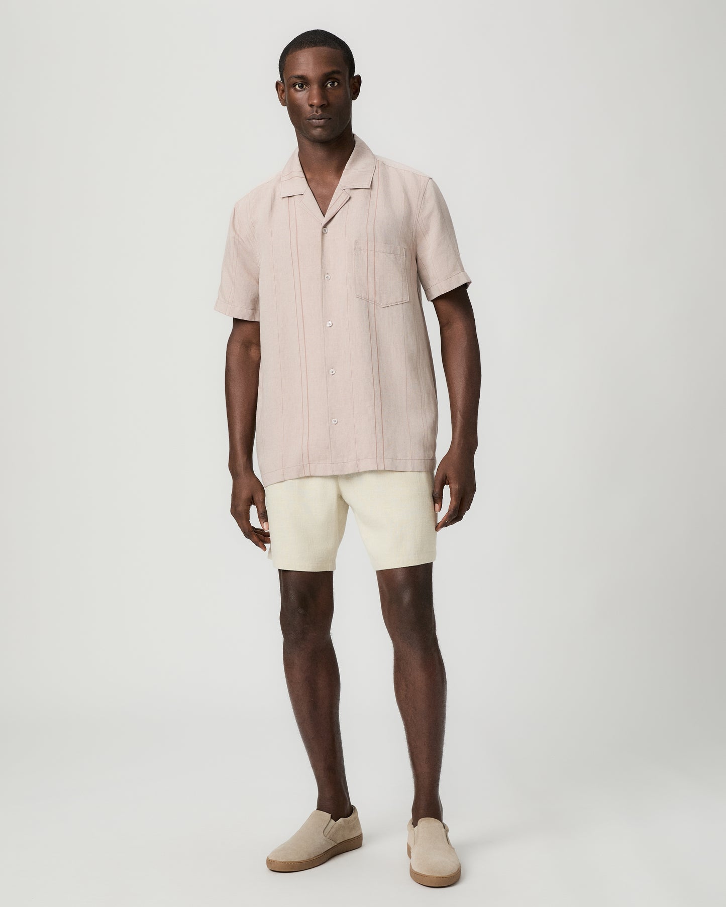 Albro Shirt - Muted Cherry Stripe S