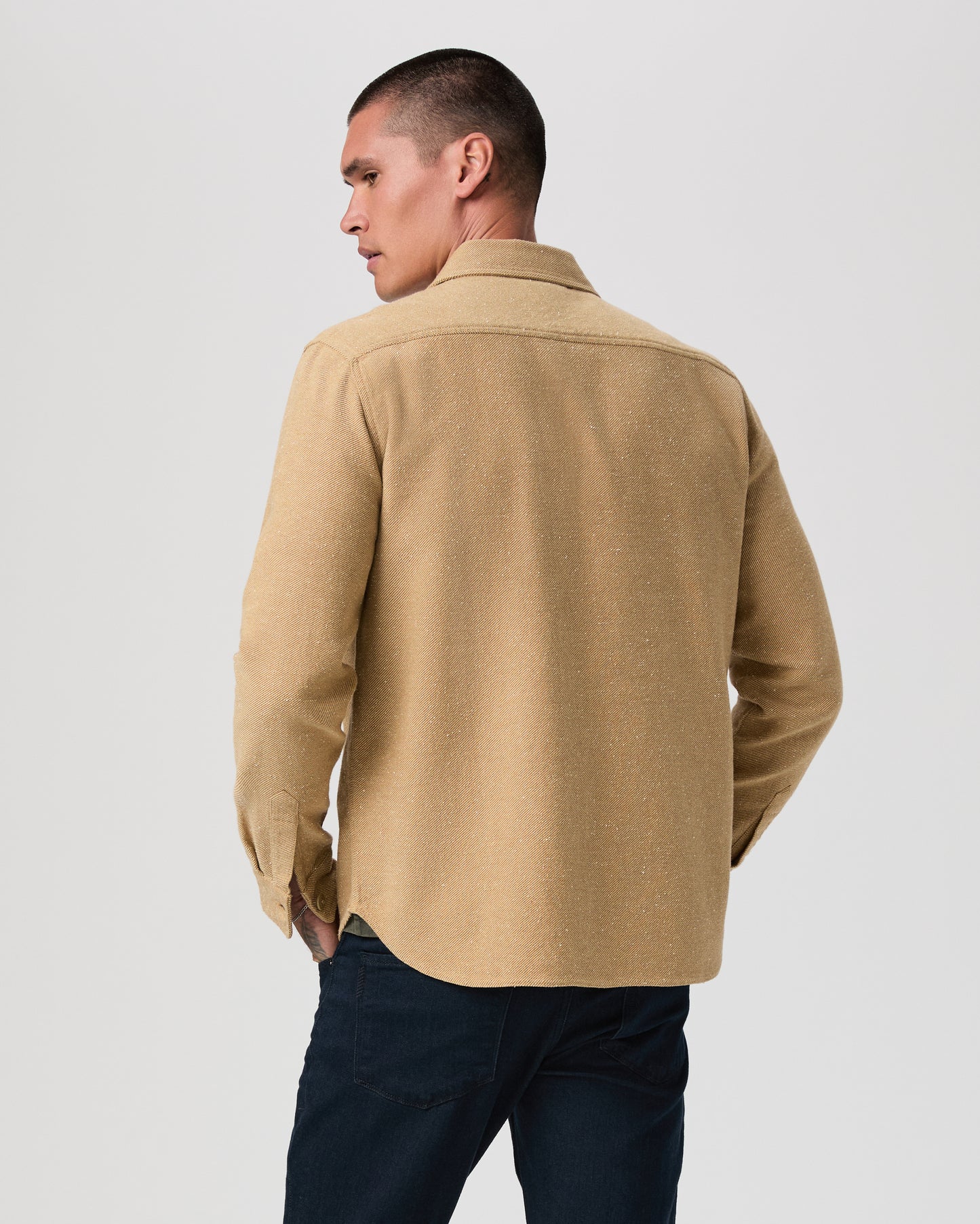 Seymore Overshirt - Nepped Sonoran Tan S