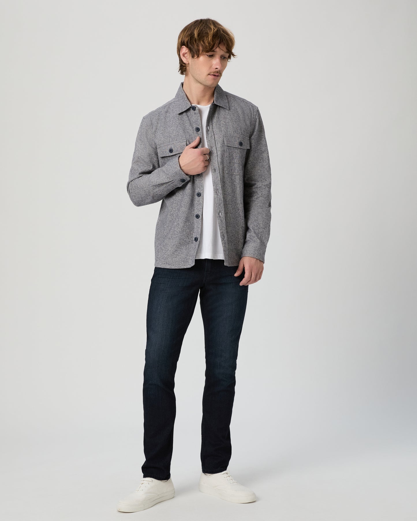 Seymore Overshirt - Navy Combo S