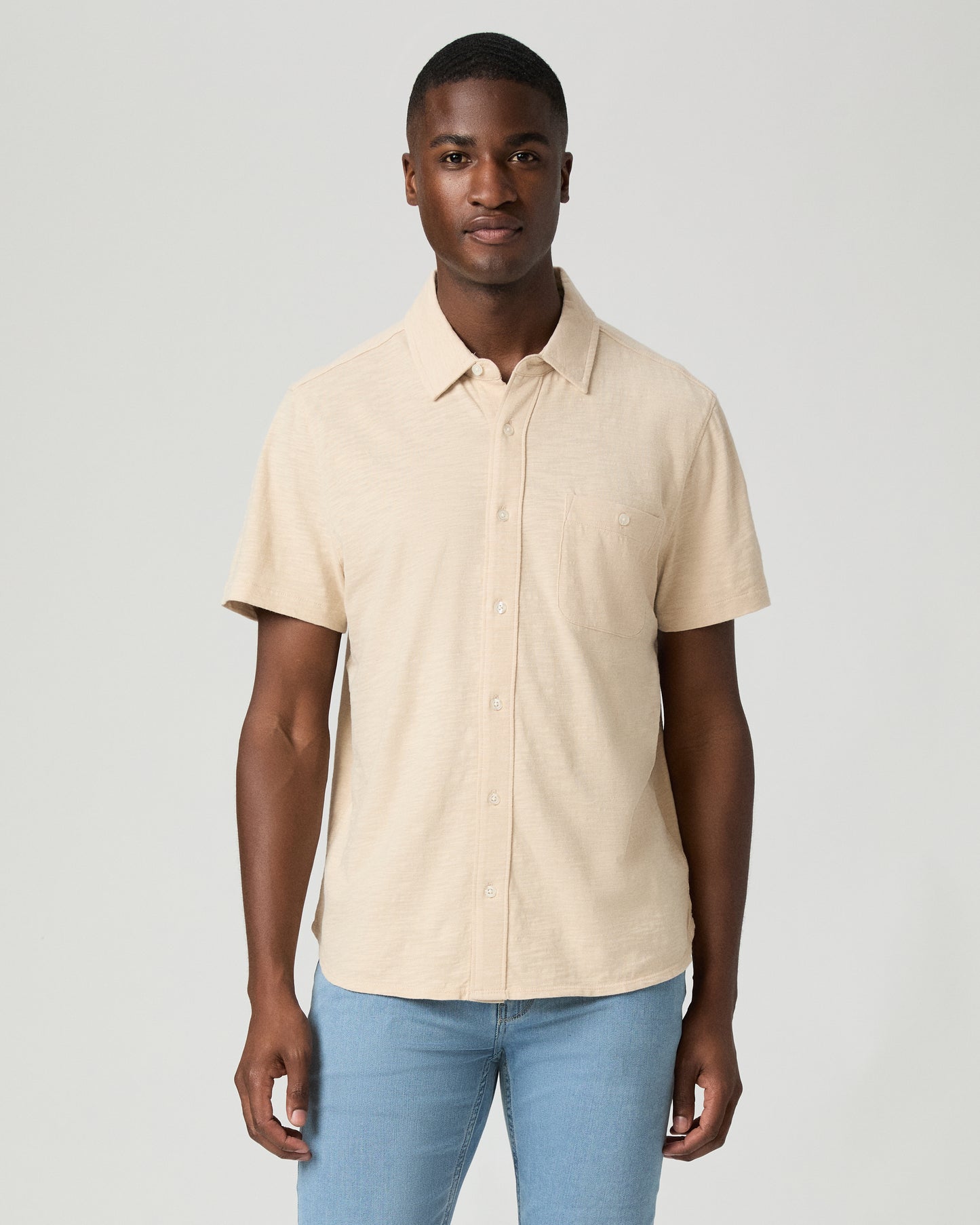 Carillo Short Sleeve - Pale Khaki S