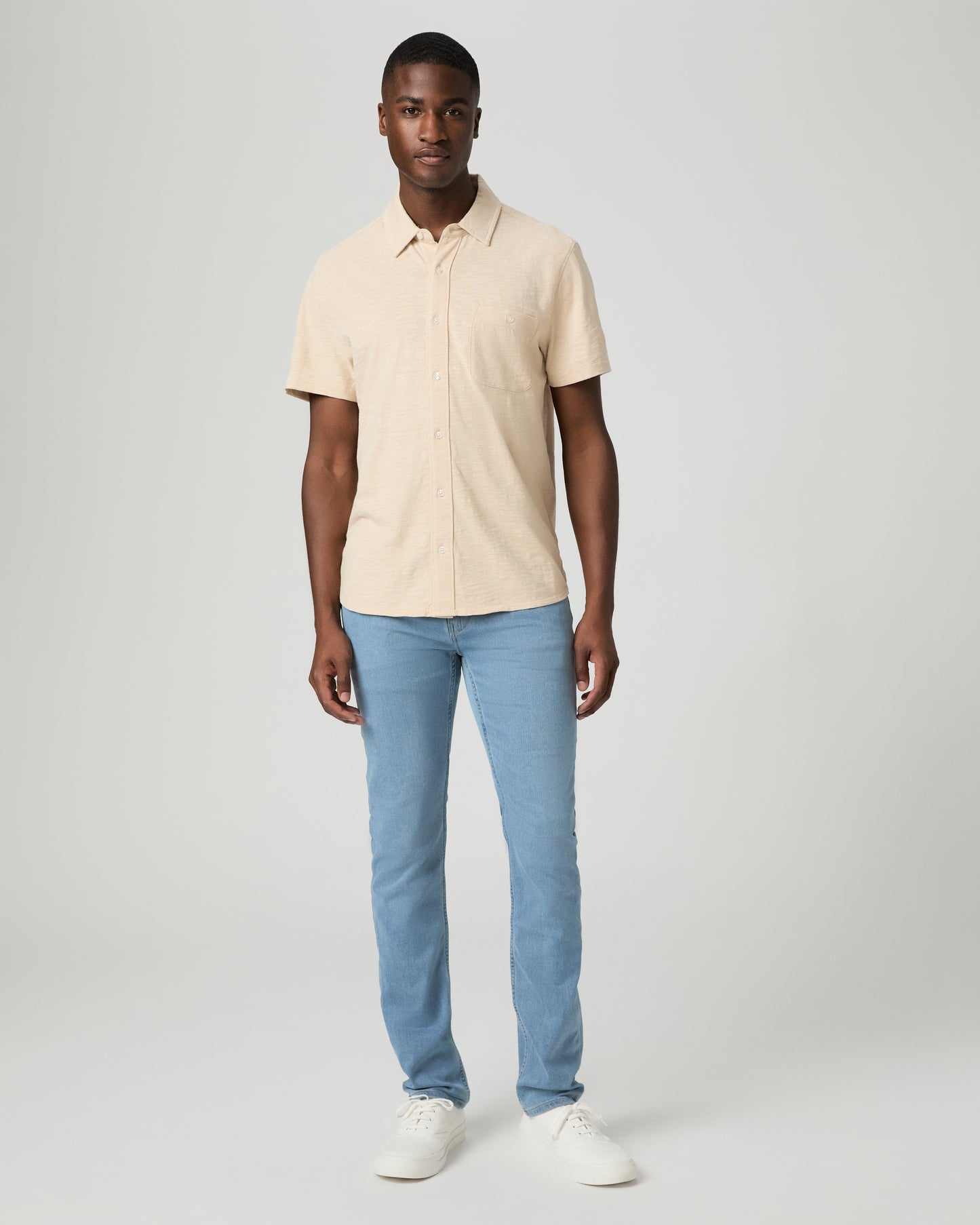 Carillo Short Sleeve - Pale Khaki S