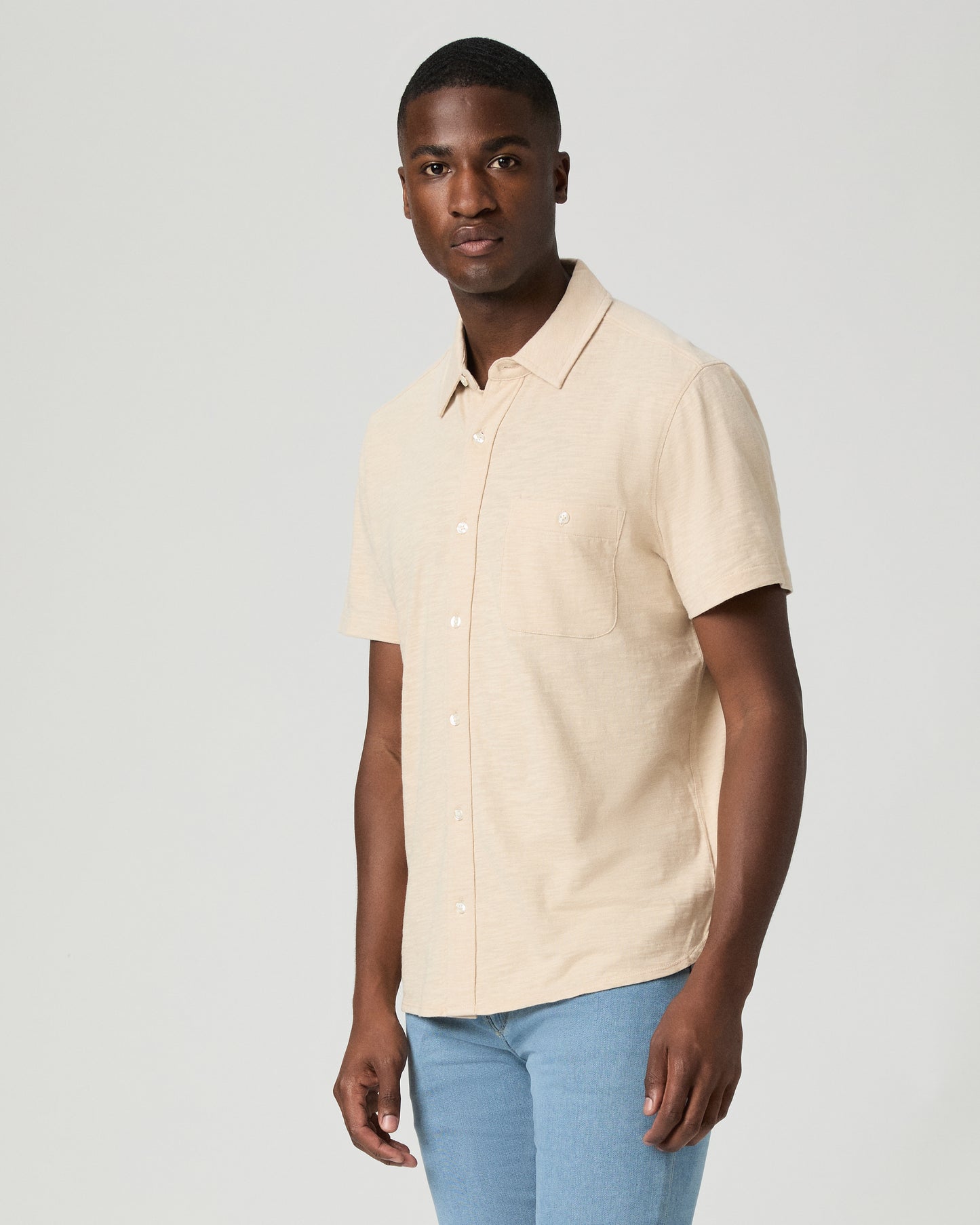 Carillo Short Sleeve - Pale Khaki S