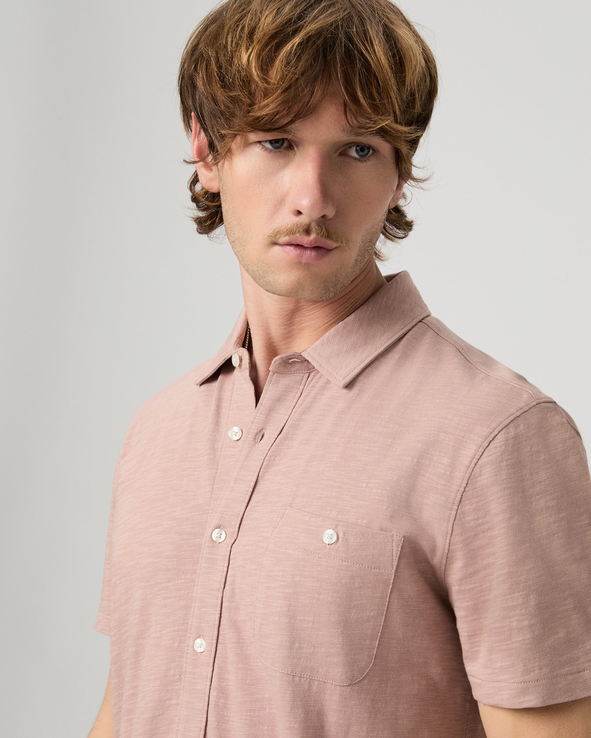 Carillo Short Sleeve - Muted Cherry S