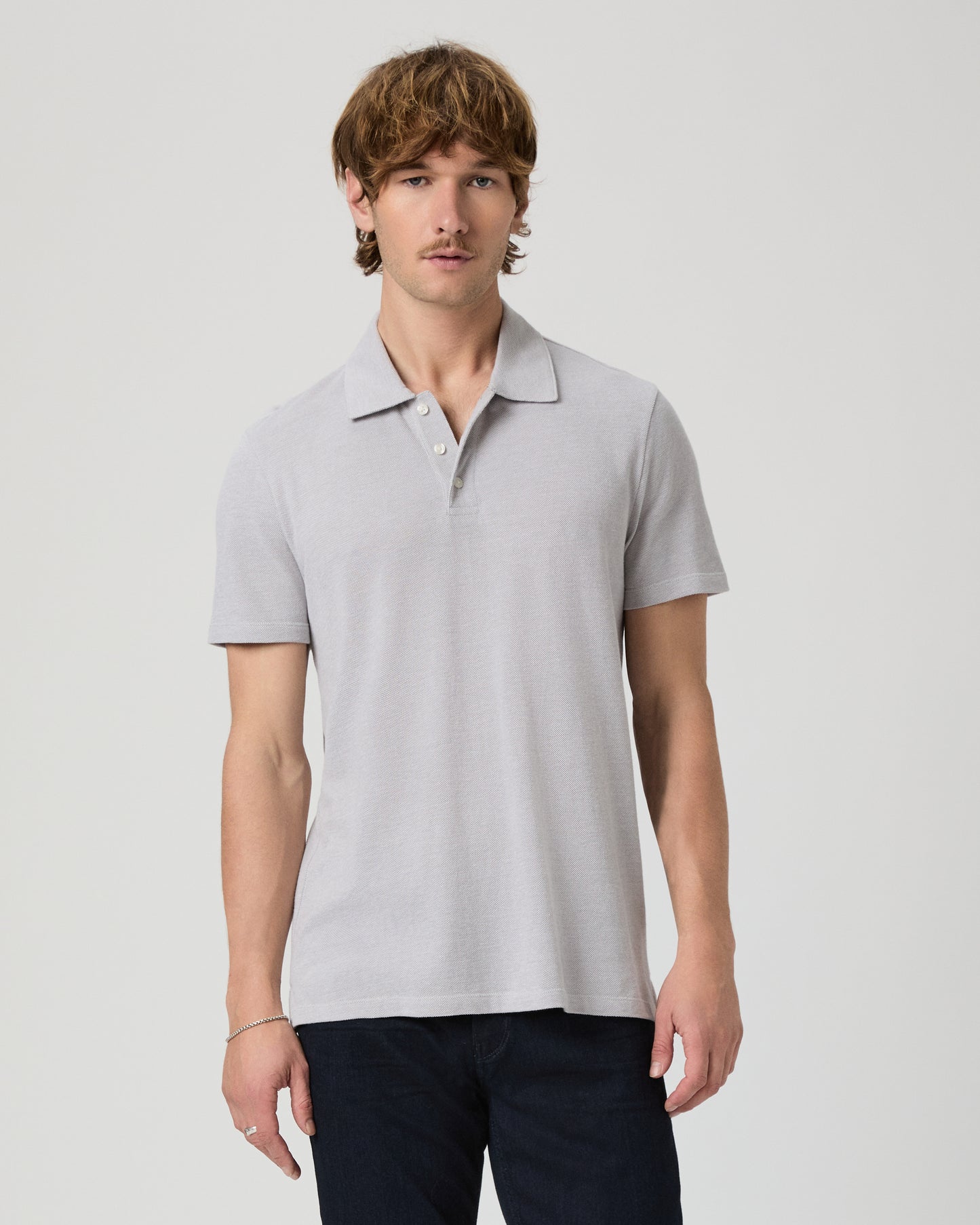 Demille Polo - Light Grey Combo S