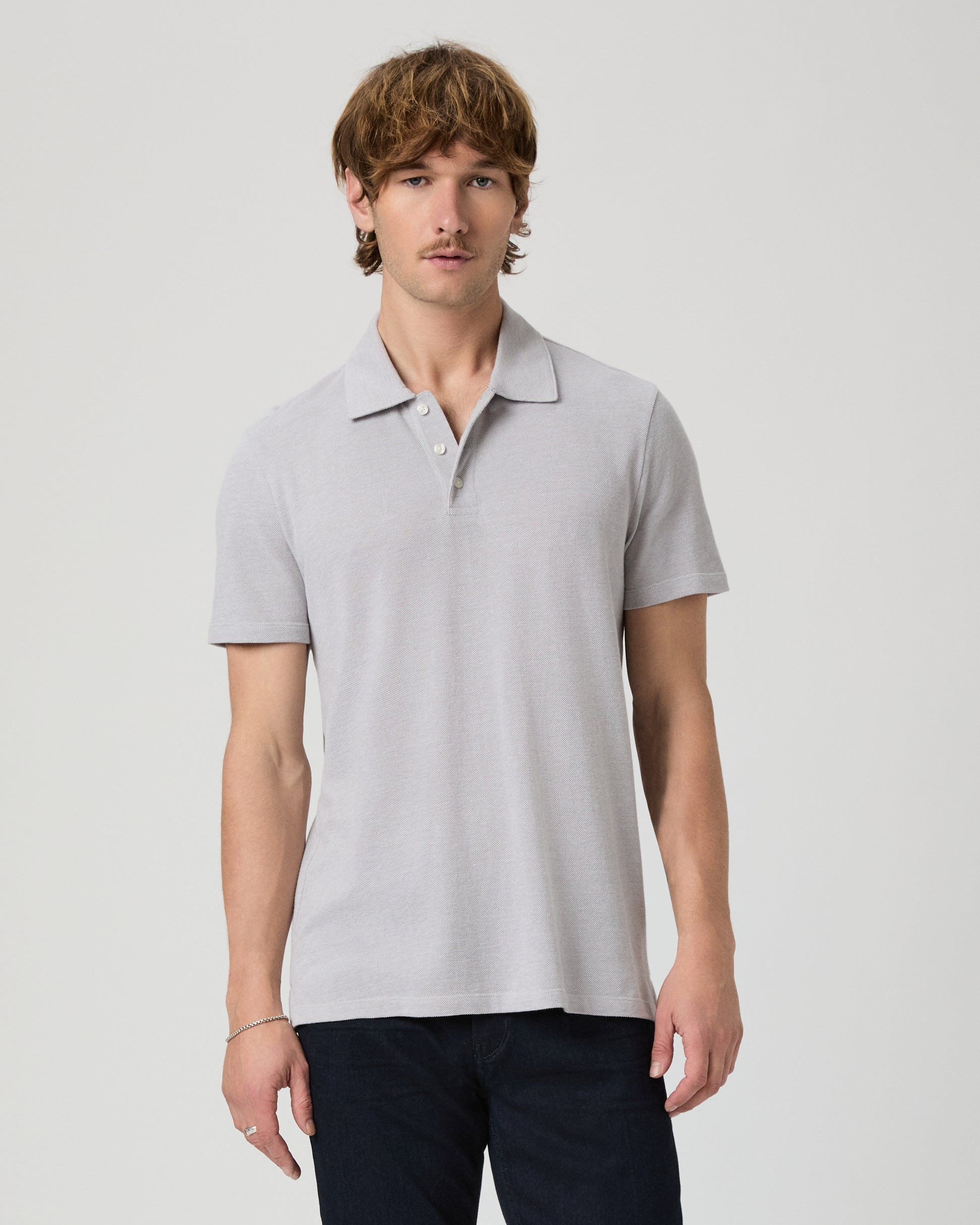 Demille Polo - Light Grey Combo S