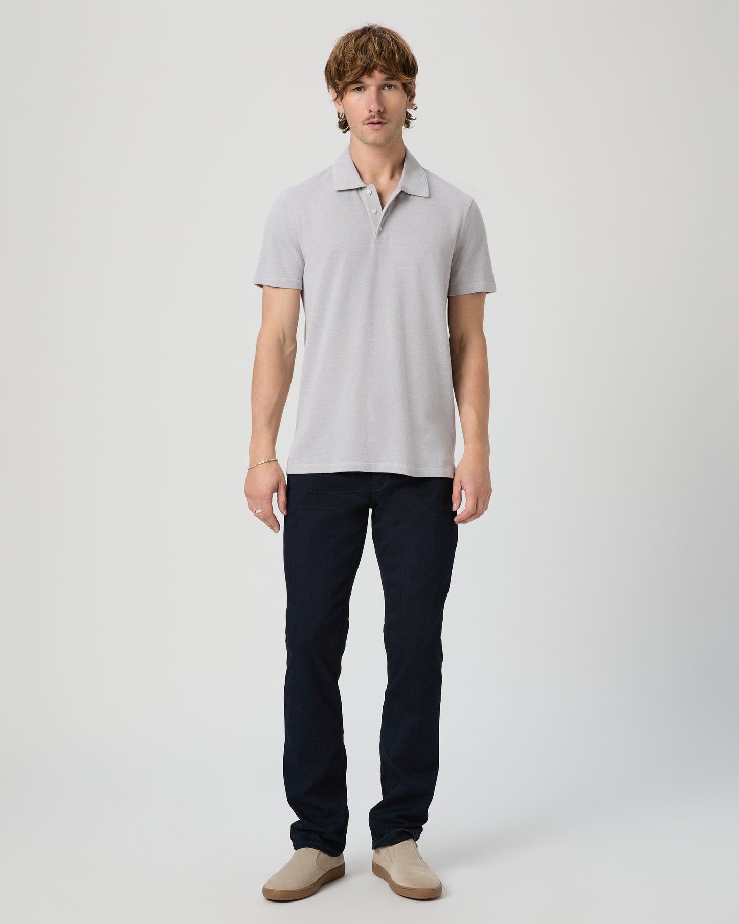 Demille Polo - Light Grey Combo S