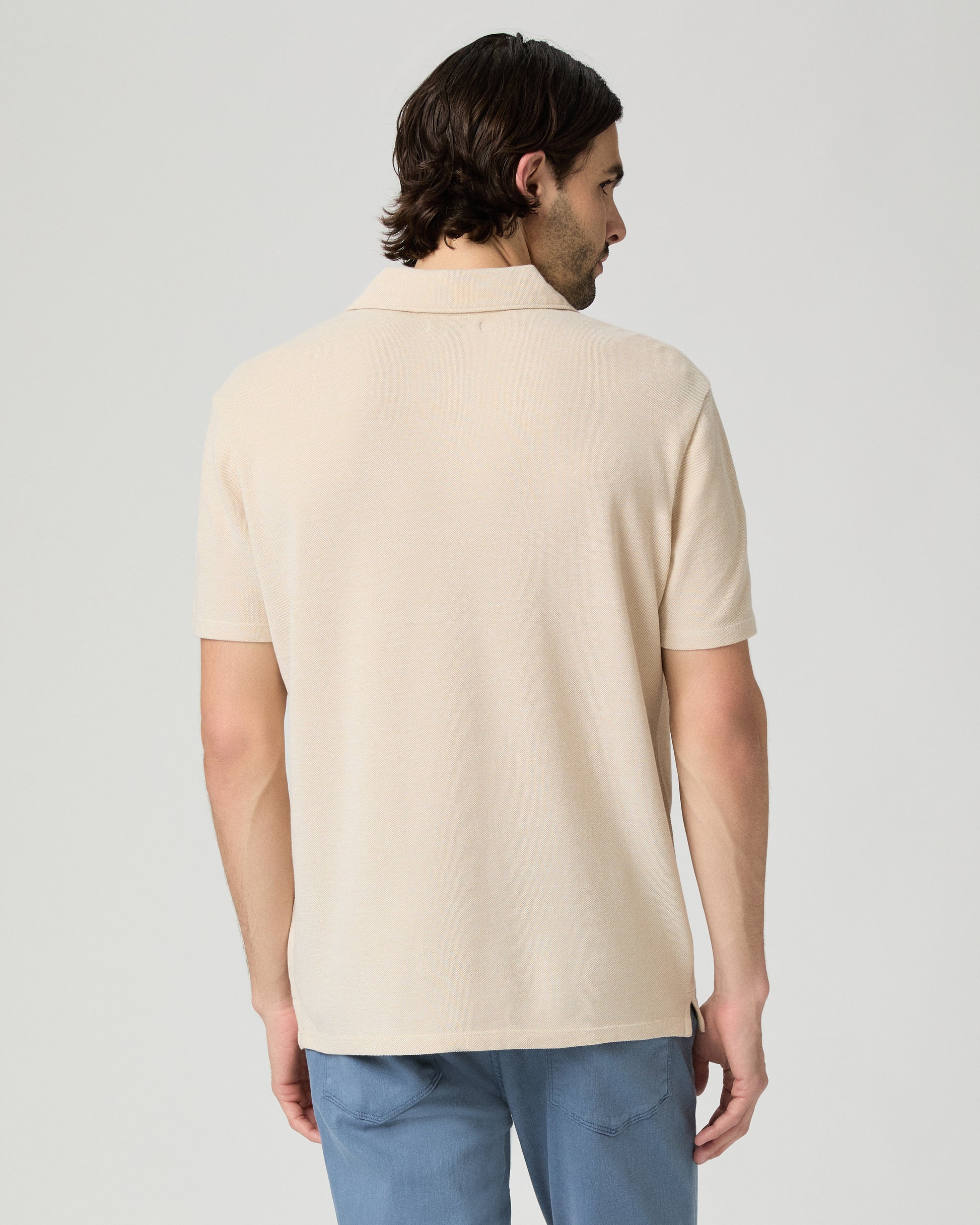 Demille Polo - Pale Khaki Combo S
