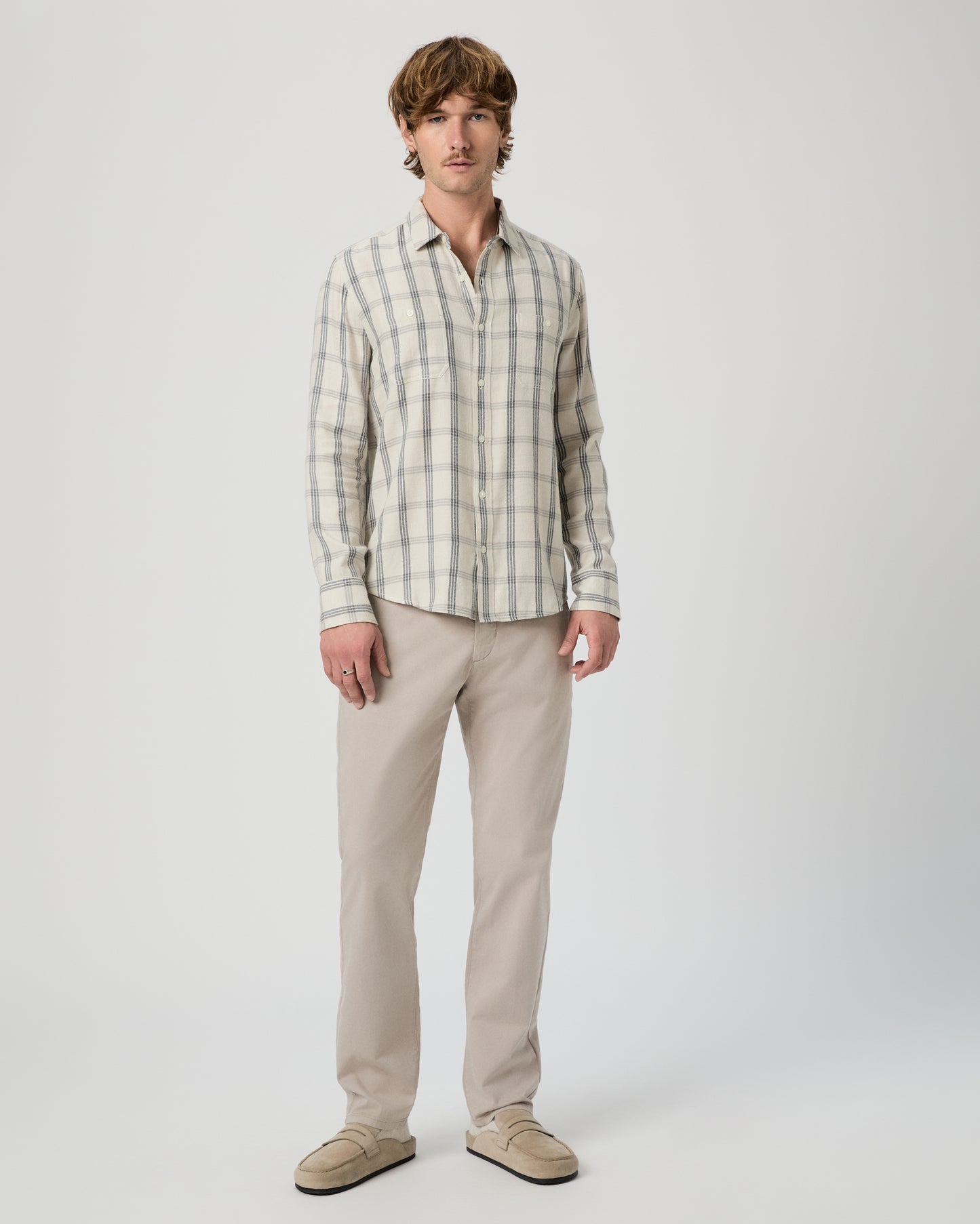 Vincent Straight Chino - Fresh Oyster 28