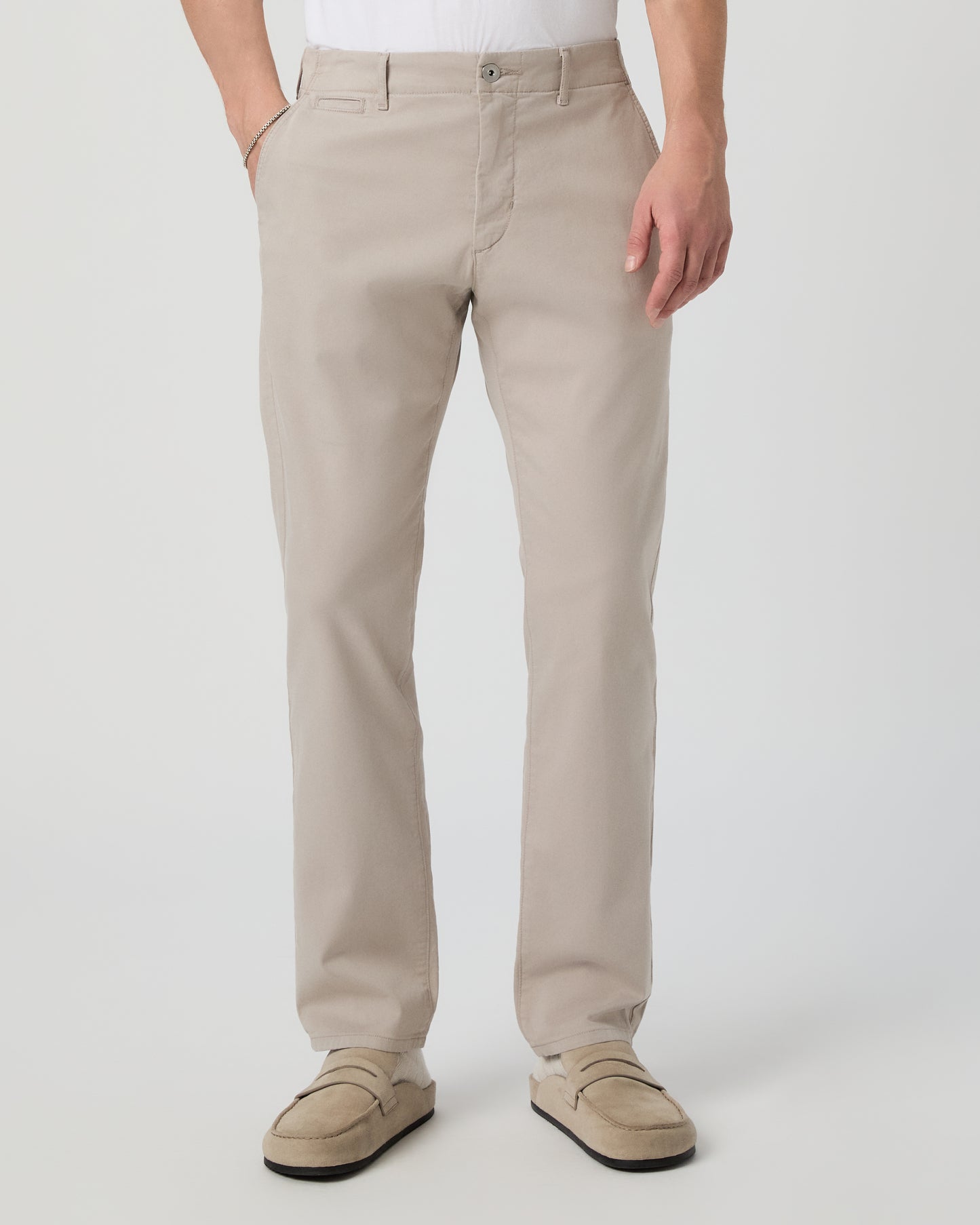 Vincent Straight Chino - Fresh Oyster 28