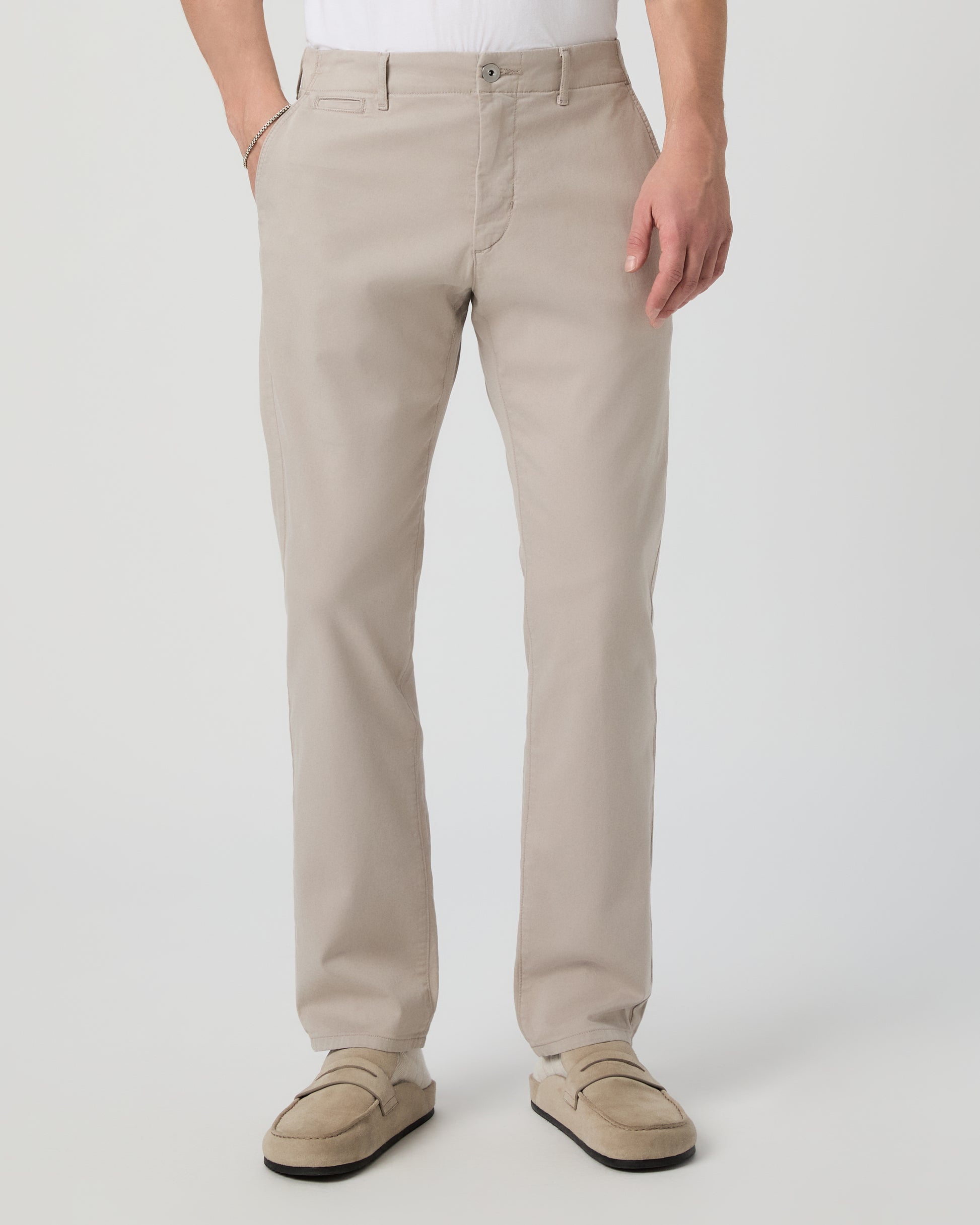 Vincent Straight Chino - Fresh Oyster 28