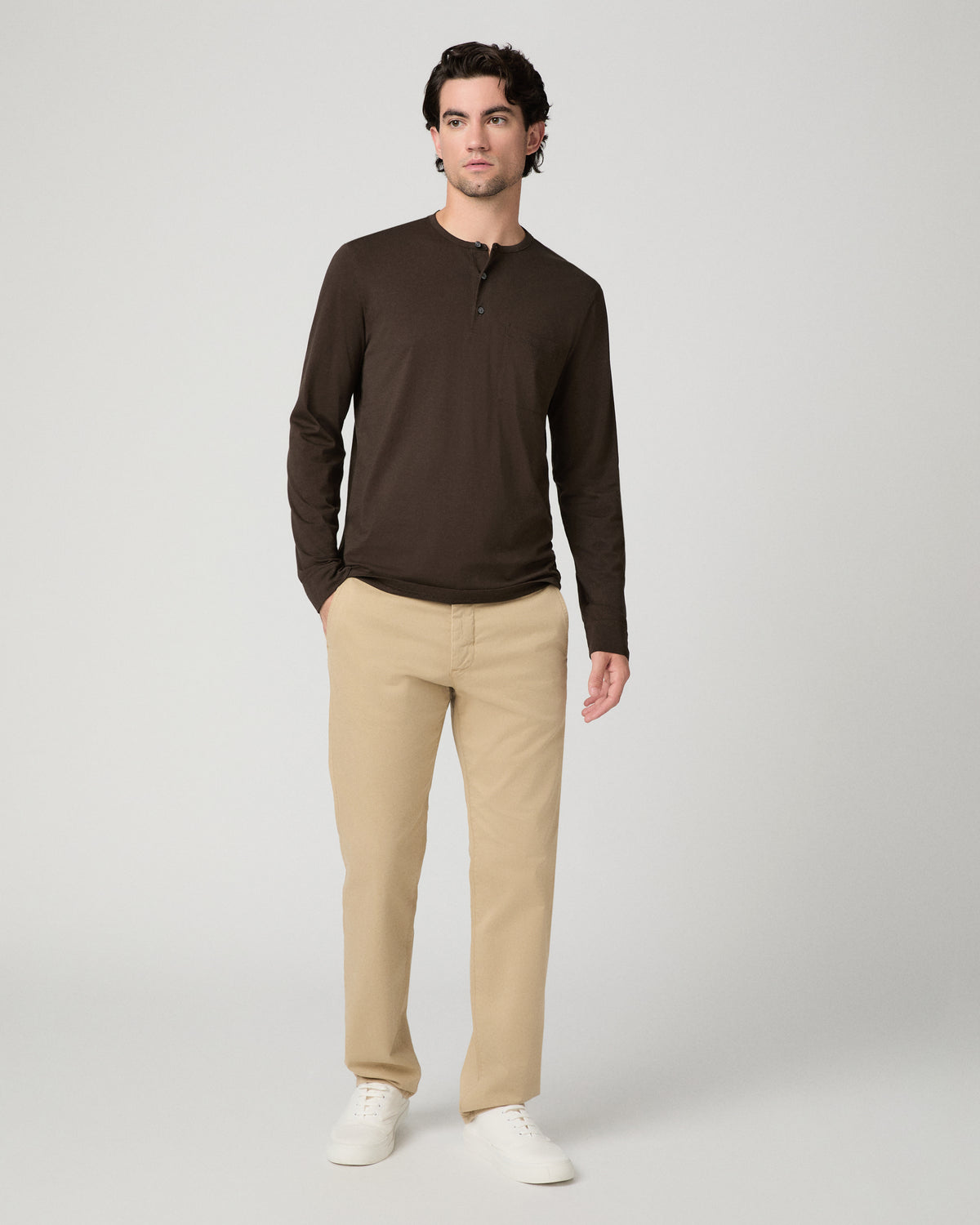 Vincent Straight Chino Pant - Khaki 28