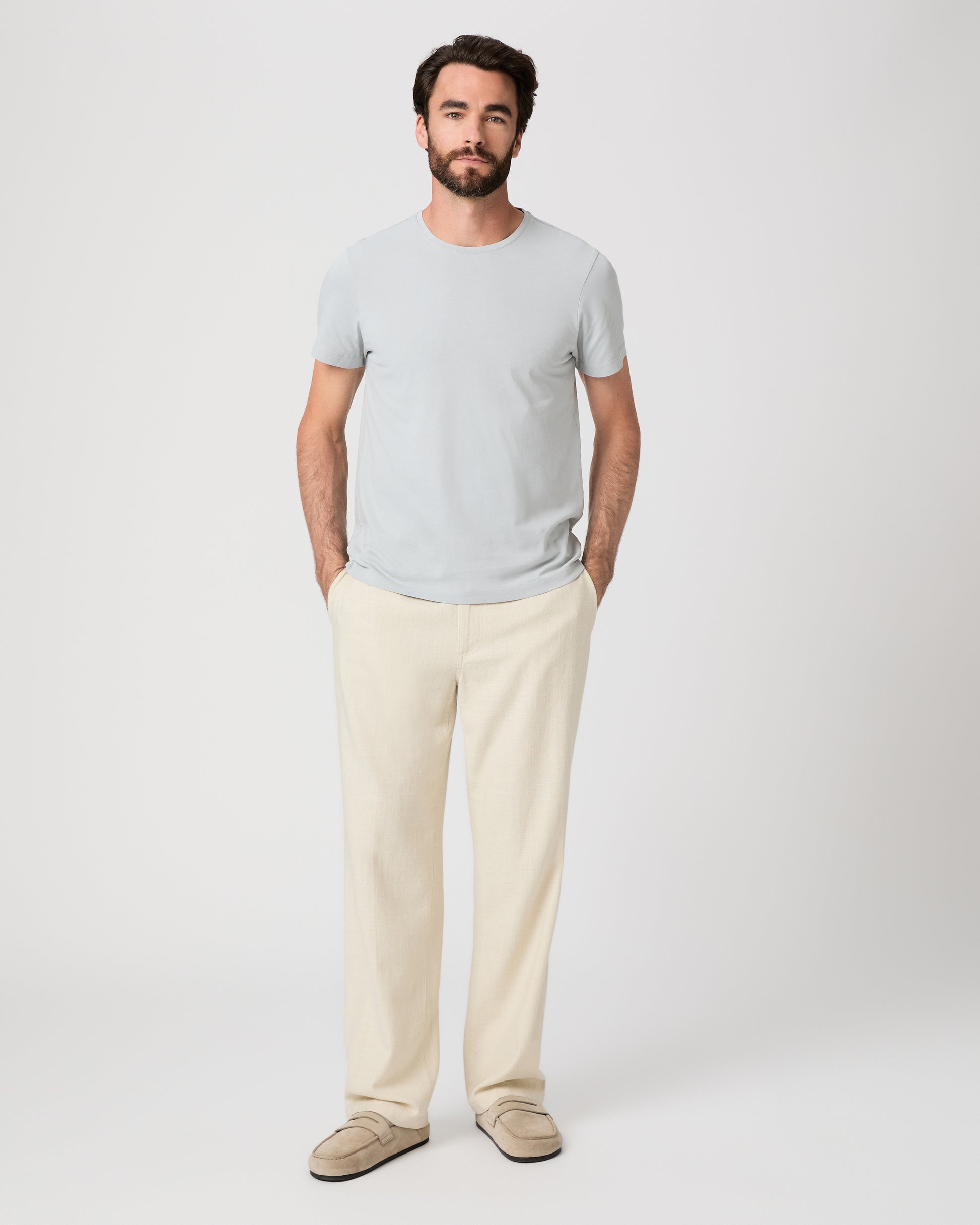 Sorden Crew Neck Tee - Bristol Blue S