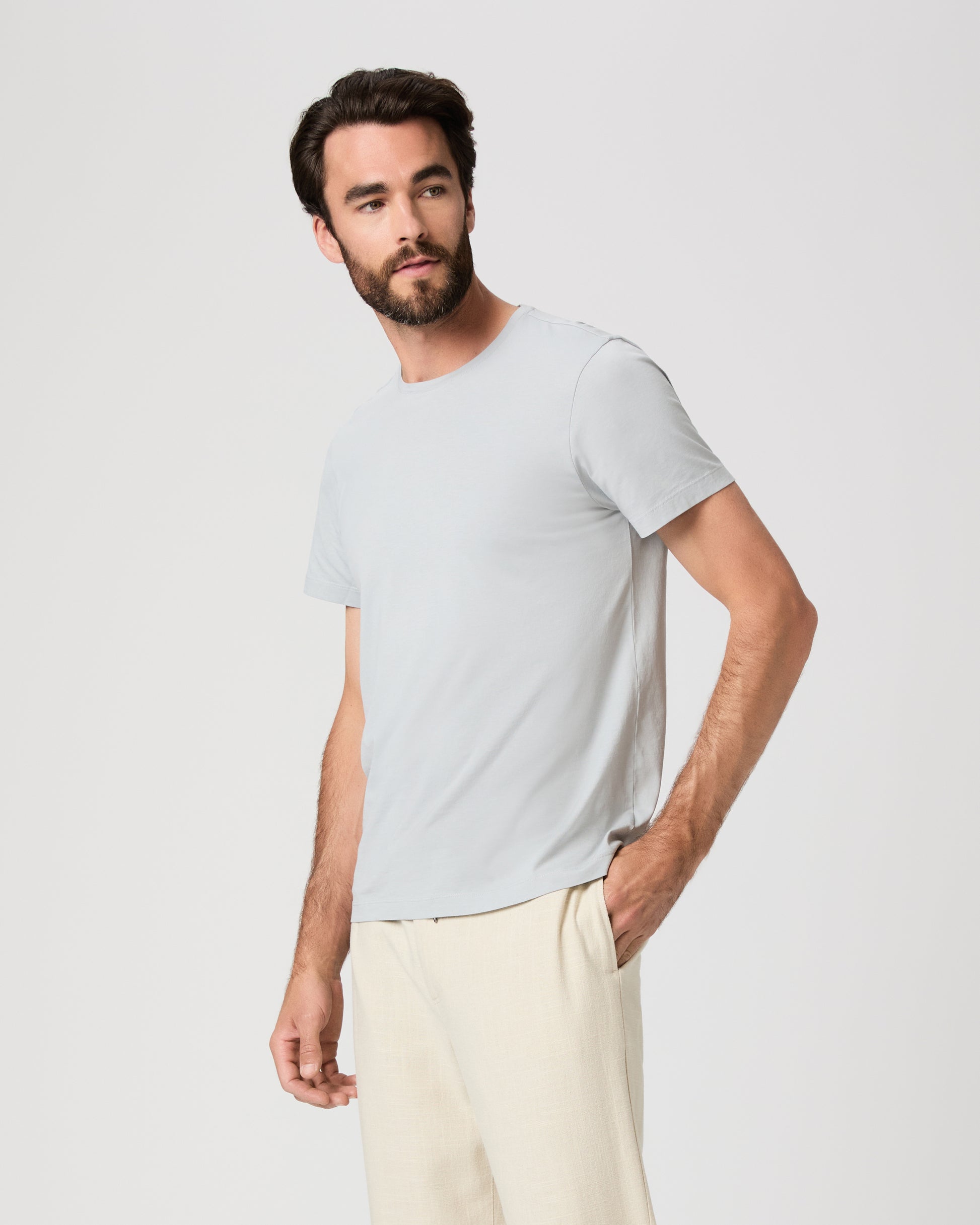 Sorden Crew Neck Tee - Bristol Blue S