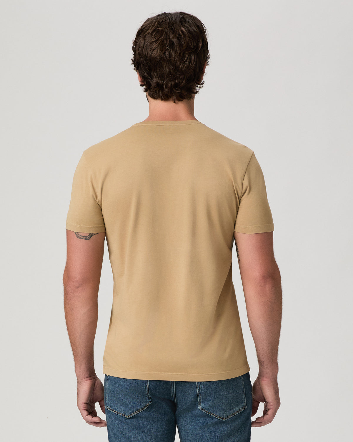 Sorden Crew Neck Tee - Light Brown Russet S