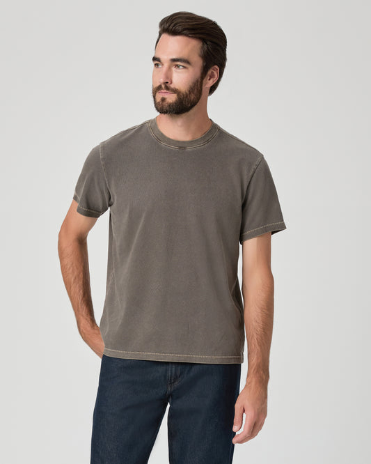 Serano Boxy Tee - Vintage Deep Chocolate S