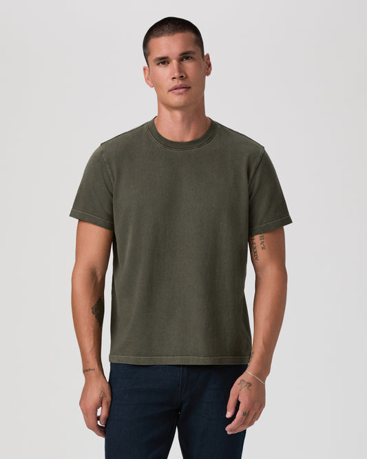 Serano Boxy Tee - Vintage Pine Needle S