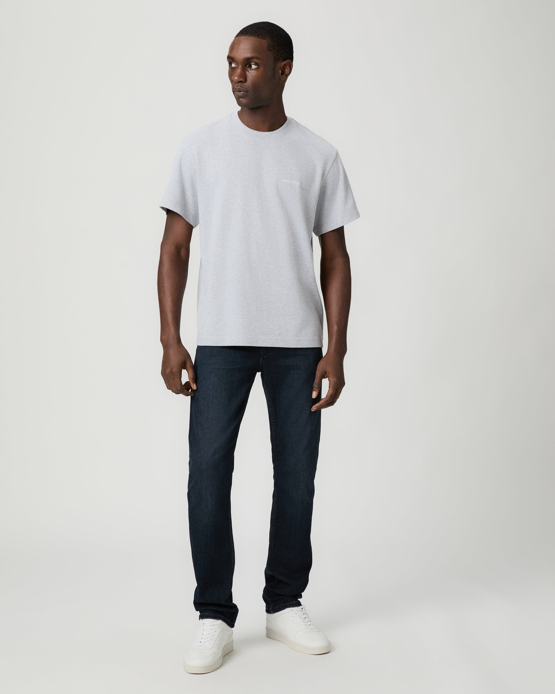 Serano Boxy Tee - Tonal Court Graphic XS