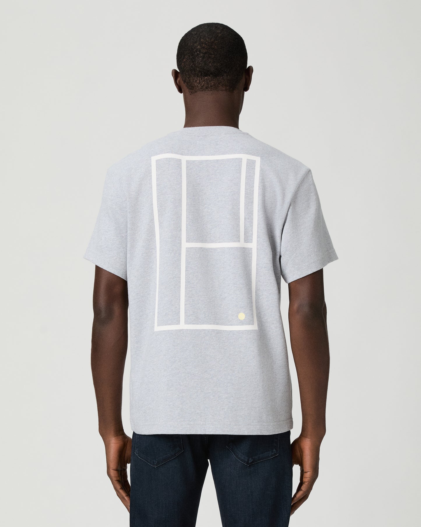 Serano Boxy Tee - Tonal Court Graphic XS