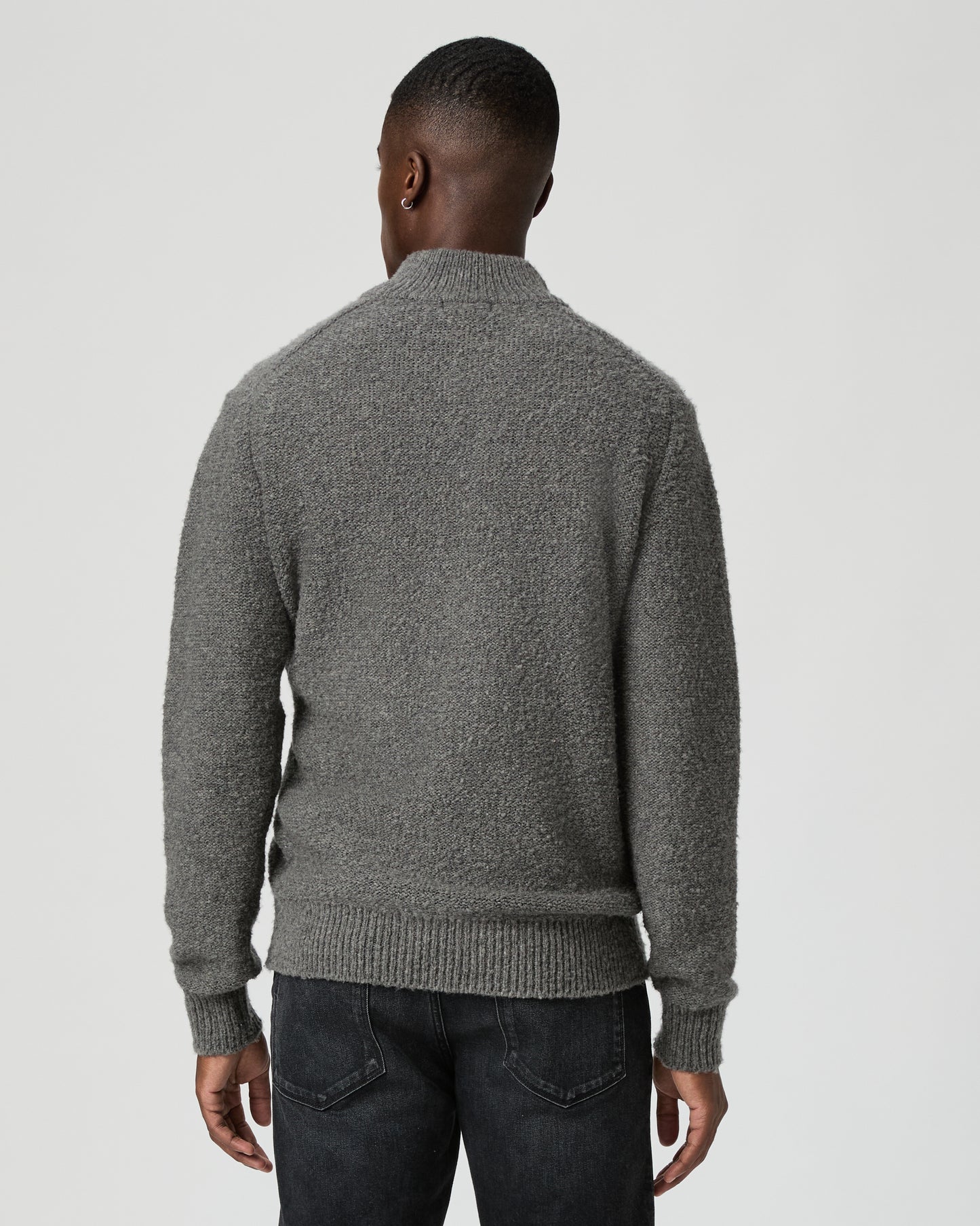 Kotoni Snap Collar Sweater - Dark Grey XS