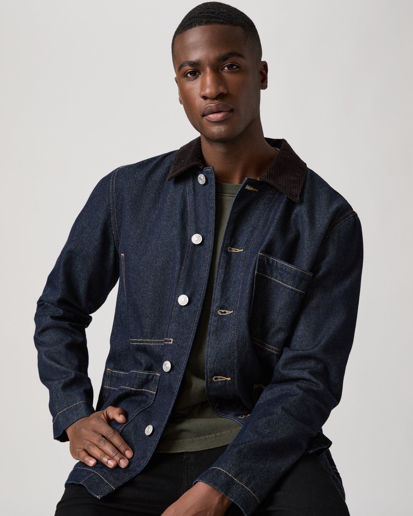 Pauler Denim Chore Jacket - Westin XS