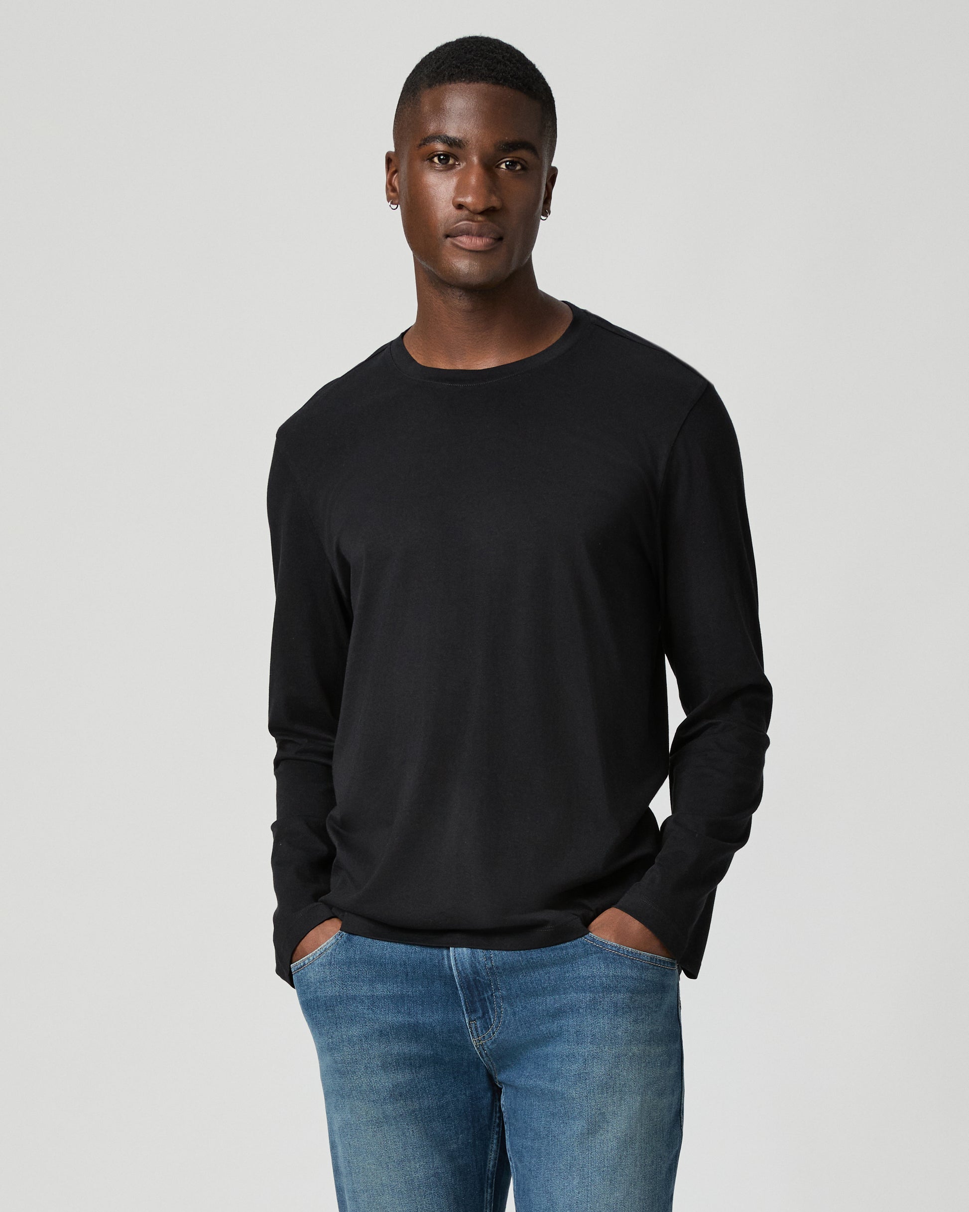 Broxton Long Sleeve Tee - Black S