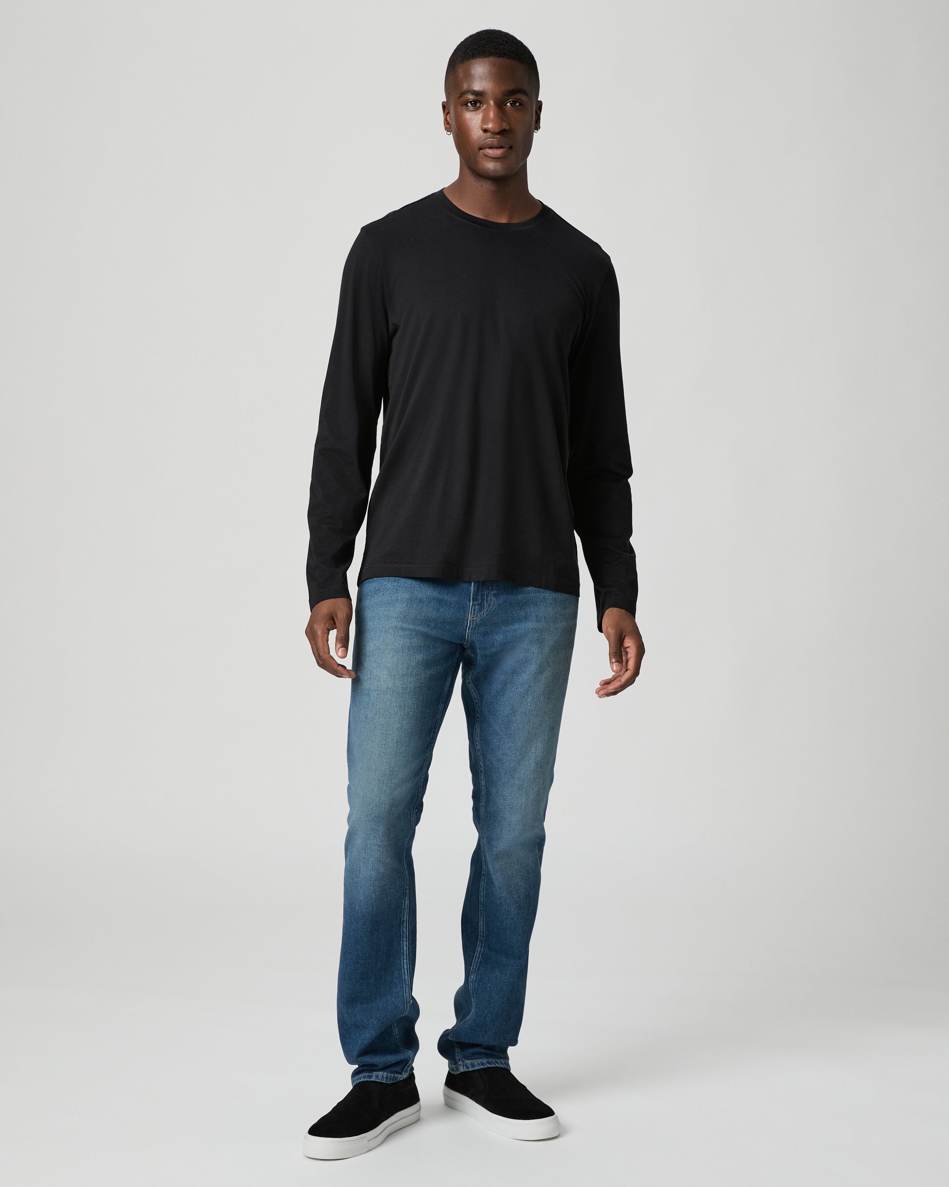 Broxton Long Sleeve Tee - Black S